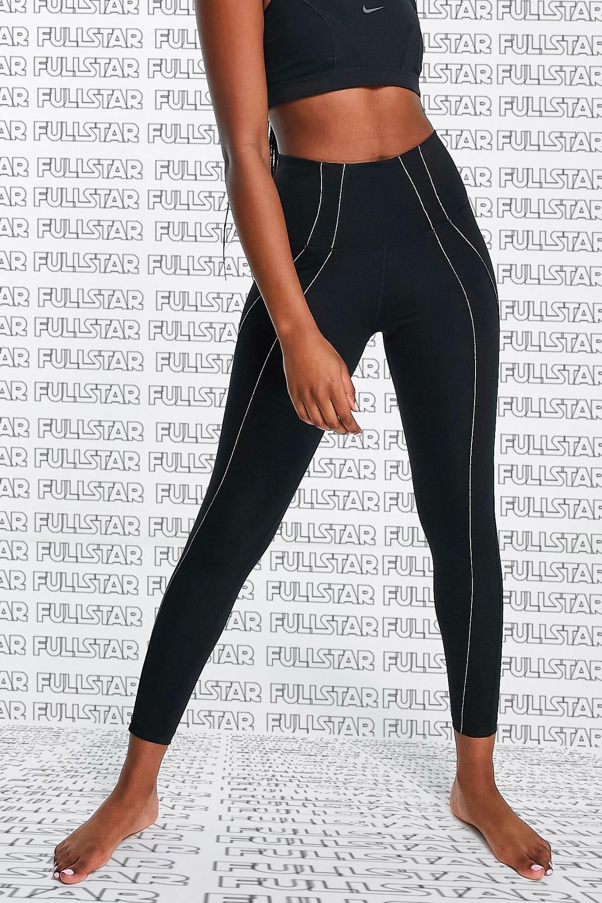 Black and discount gold nike tights