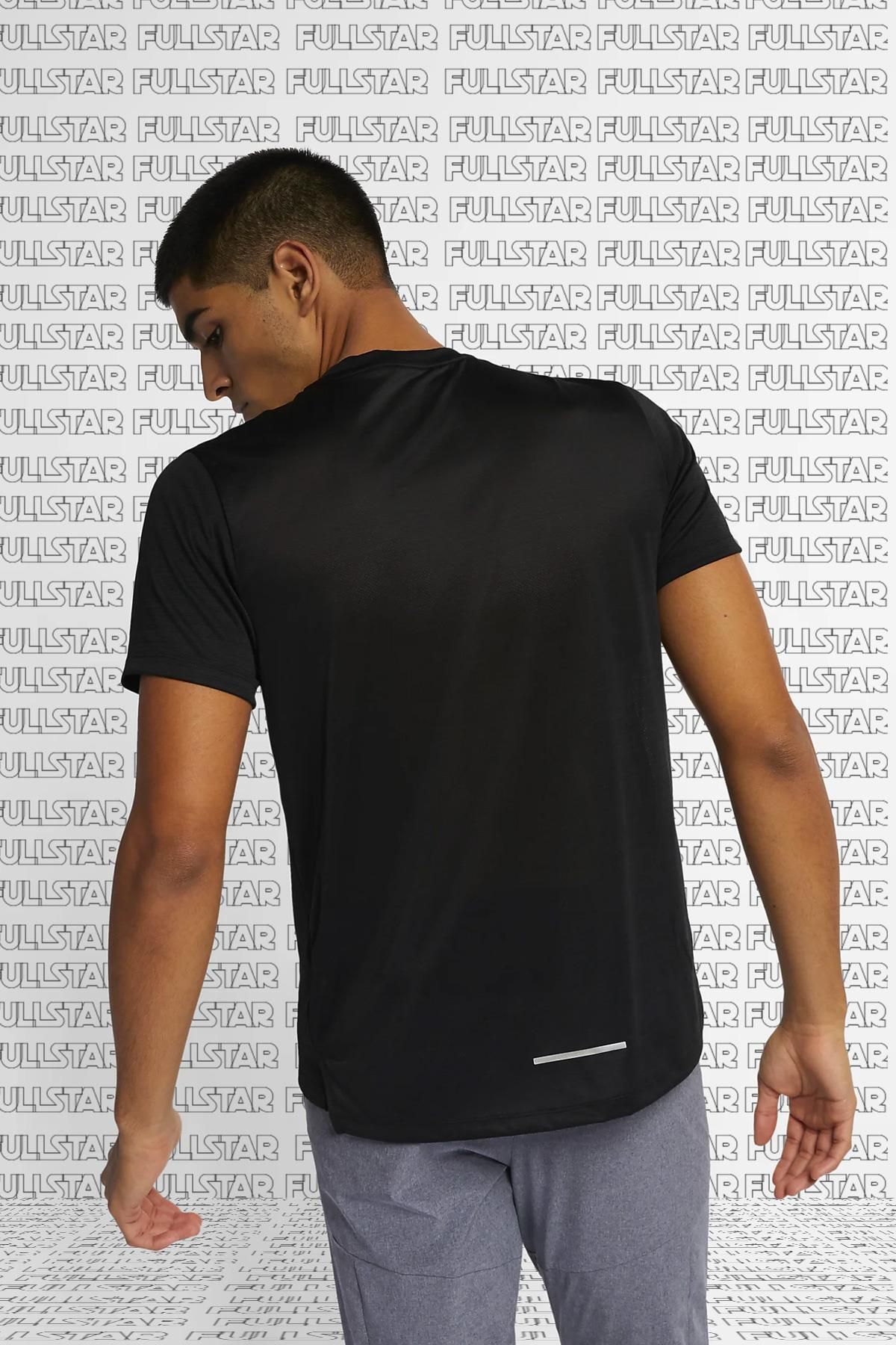 Nike miler top t shirt black