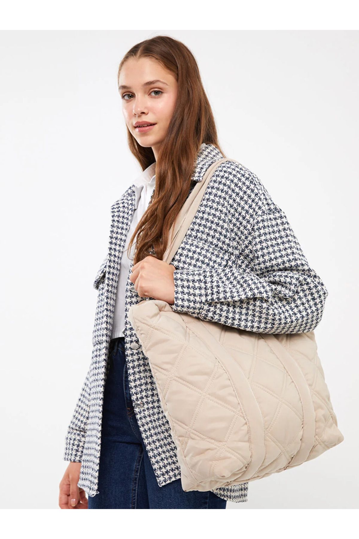 Patterned shoulder bag outlet