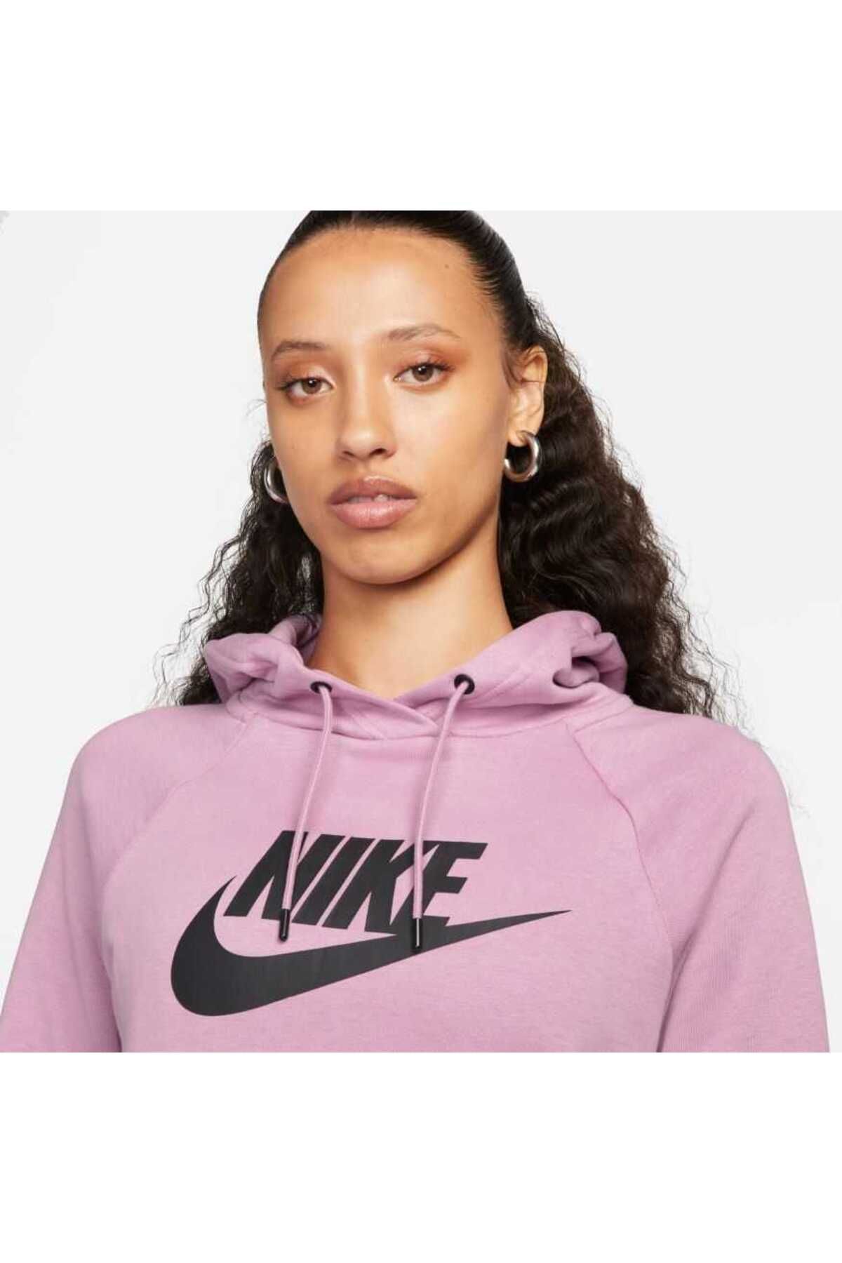Nike nsw hoodie pink discount