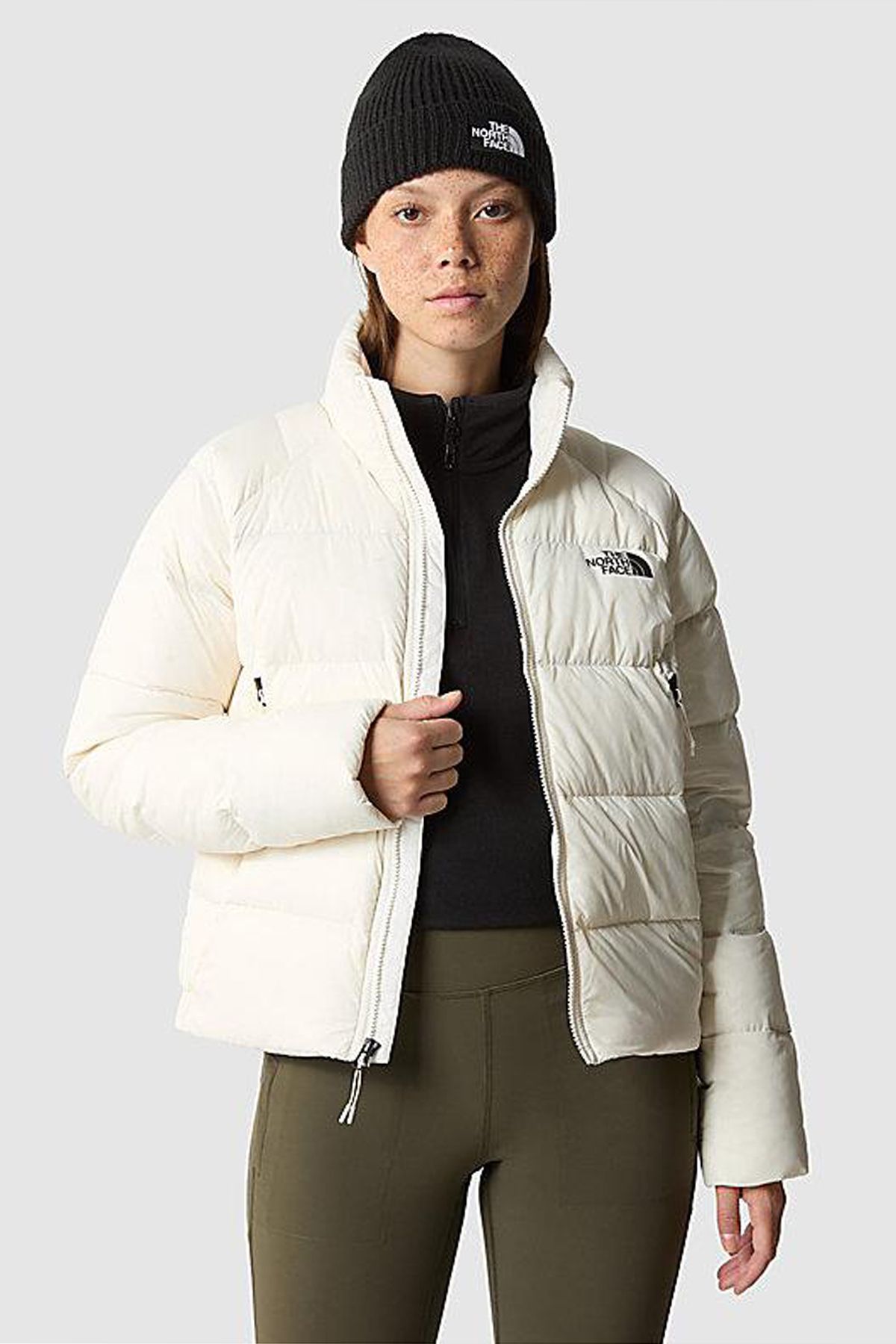 White north face hotsell puffer jacket mens