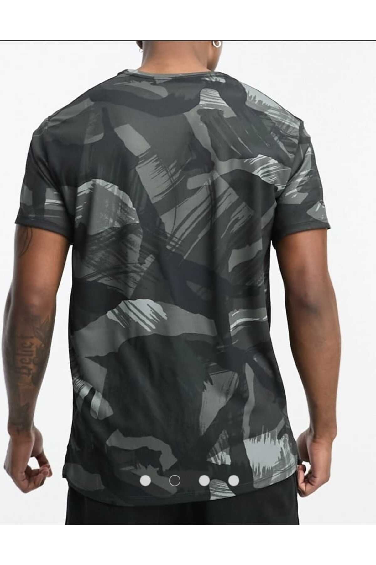 Nike training top camo t shirt