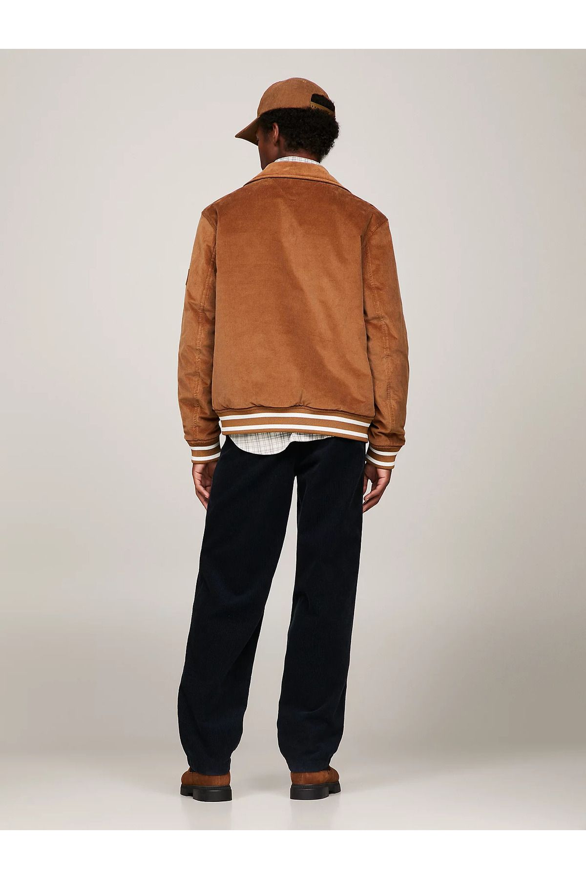 Brown tommy hilfiger coat sales