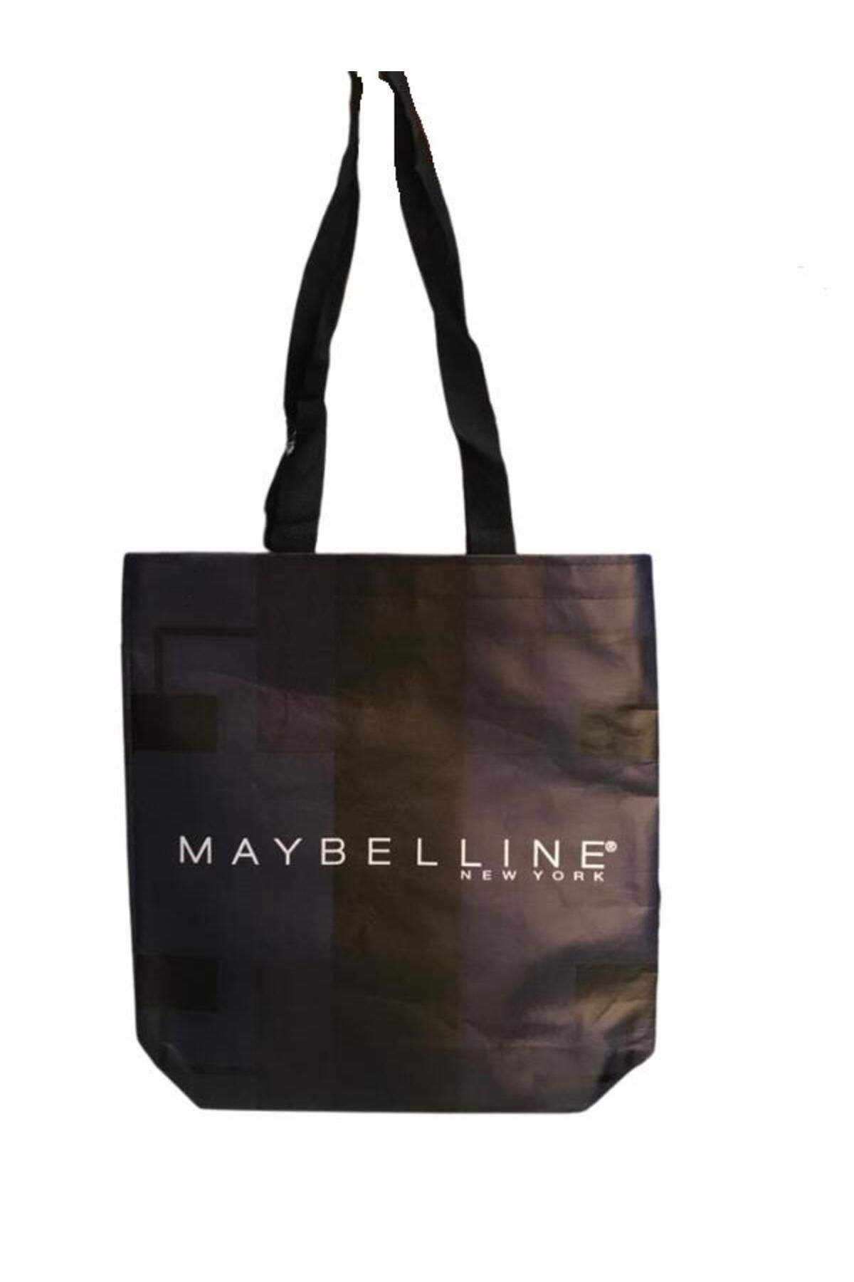 Maybelline New York | Bags | Nwt Maybelline New York White Canvas Tote  Wblack Brand Name Logo | Poshmark