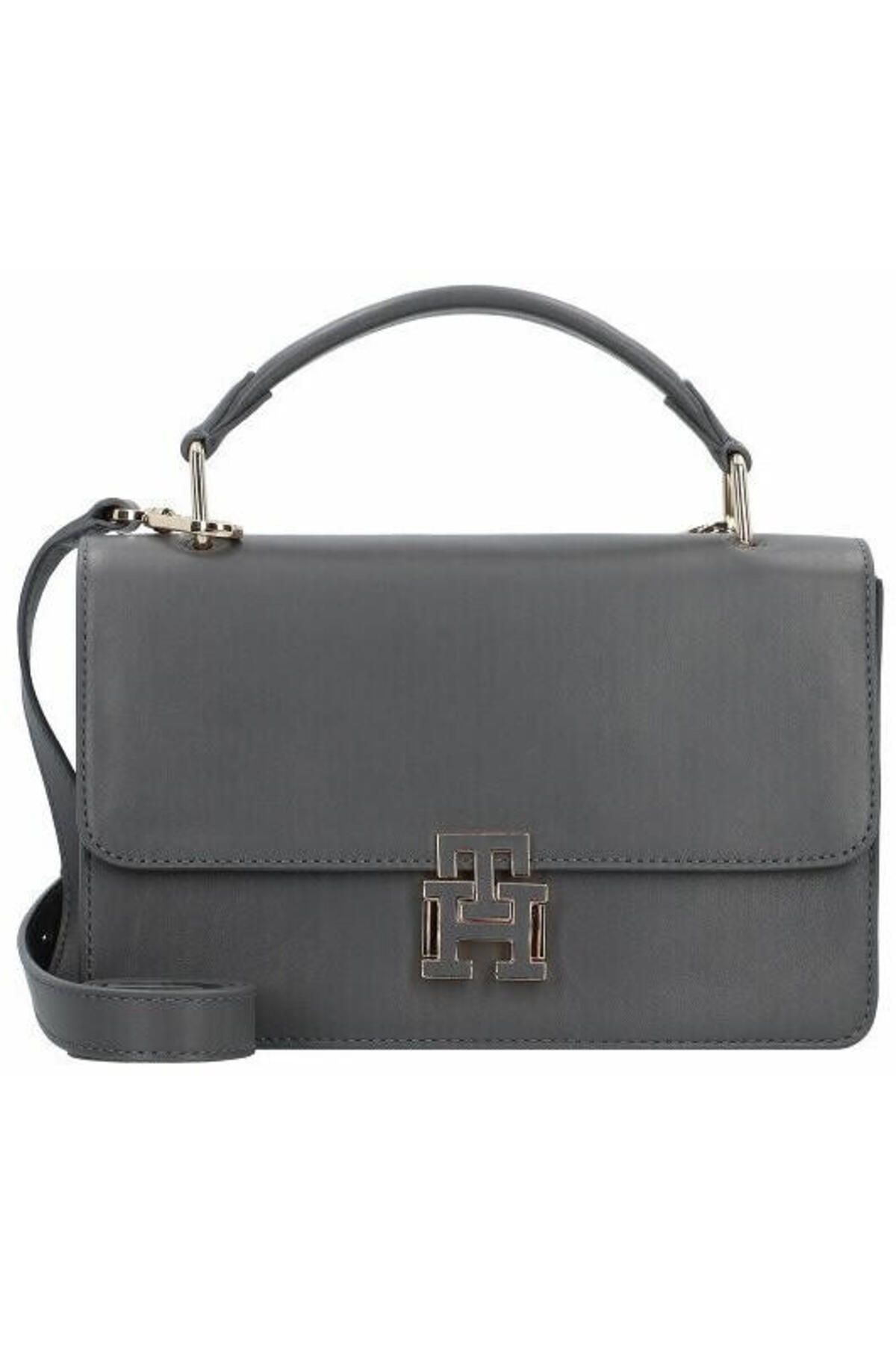 Grey tommy hilfiger bag clearance