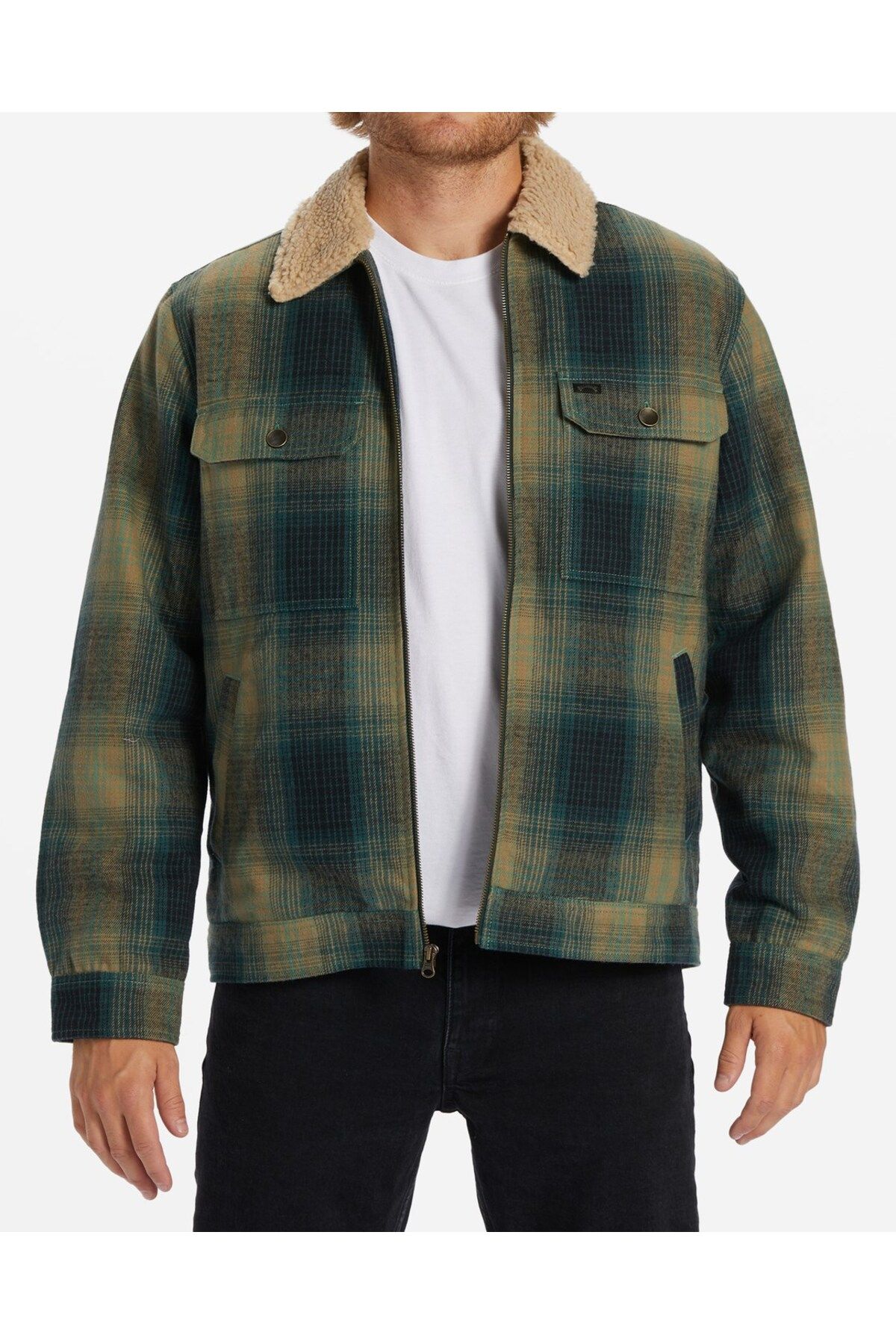 Billabong Billabong Men s Barlow Sherpa Dark Forest Jacket