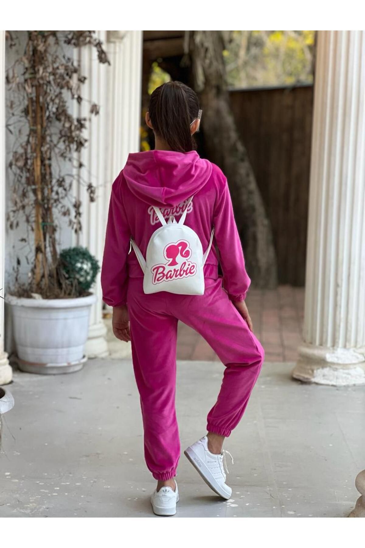 Pink kids online tracksuit