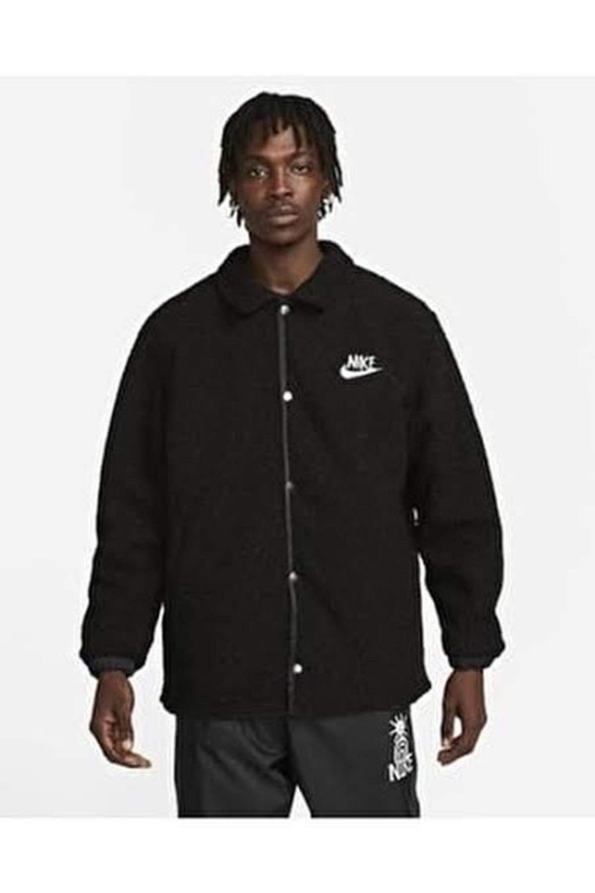Plain black nike clearance jacket