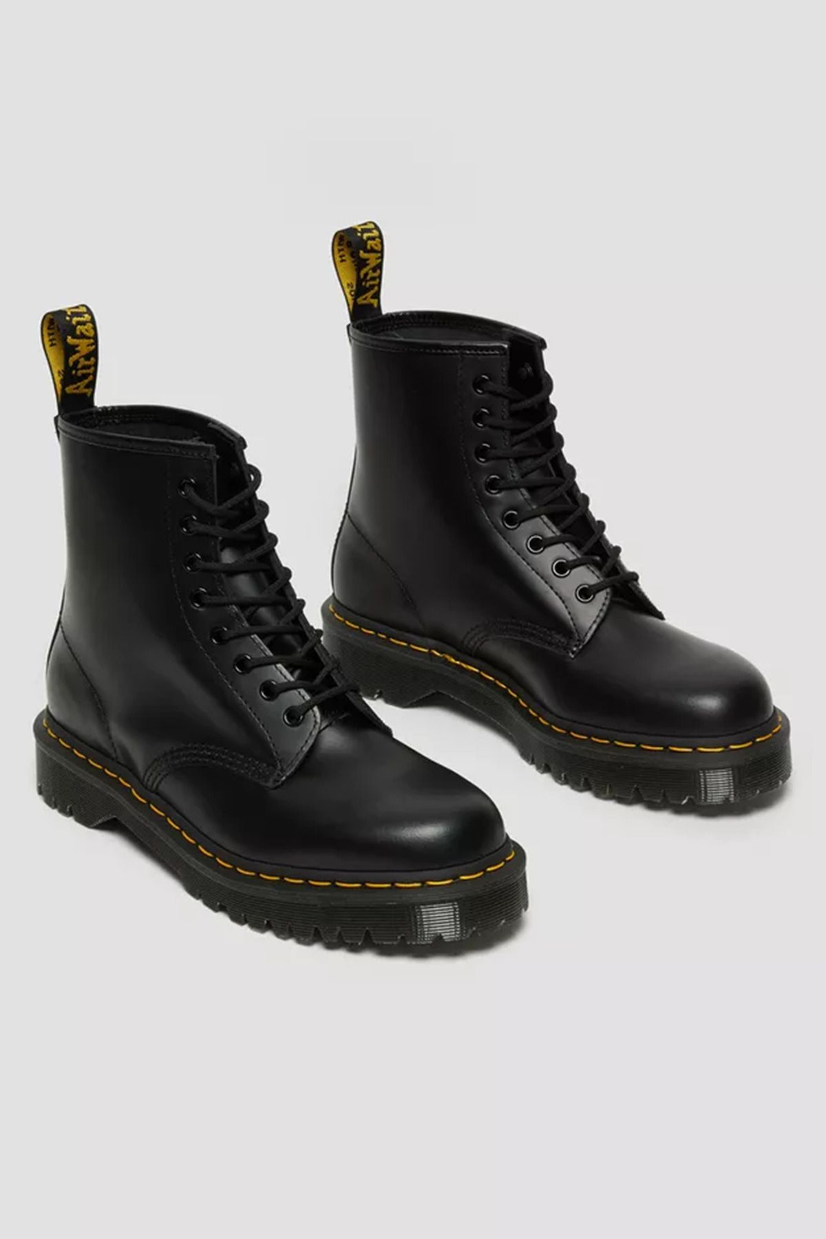 Flat black doc martens store