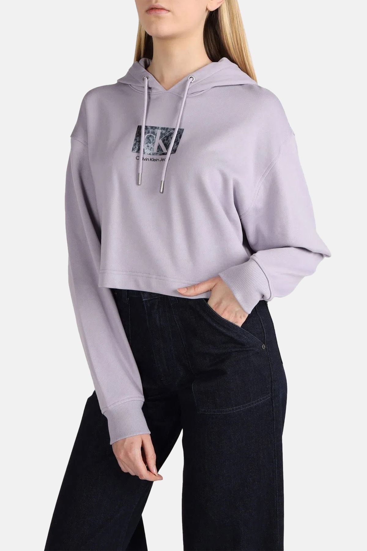 Calvin klein purple store sweatshirt