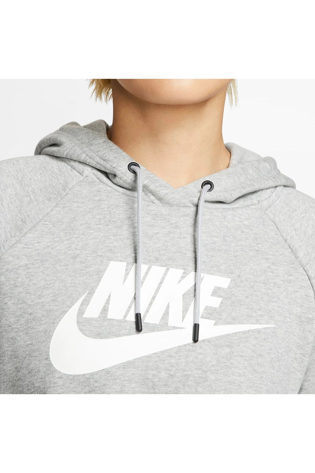 Nike Sports Sweatshirt Gray Slim Fit Trendyol