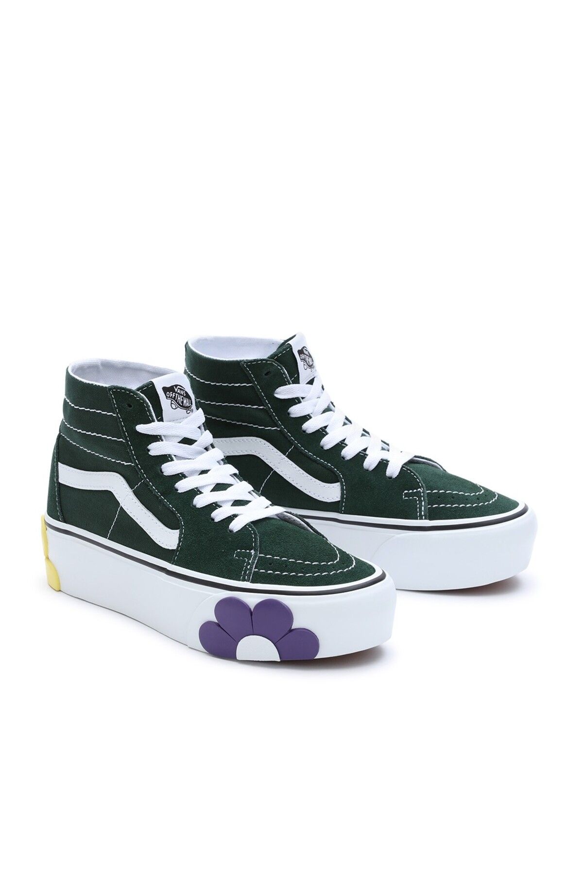 Vans Sk8 Hi Tapered Stackform Osf Green Multi Unisex Sports Shoes