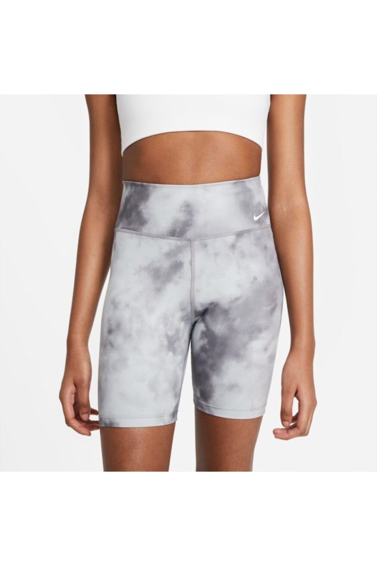 Nike Women s Gray One Icon Clash Shorts Trendyol