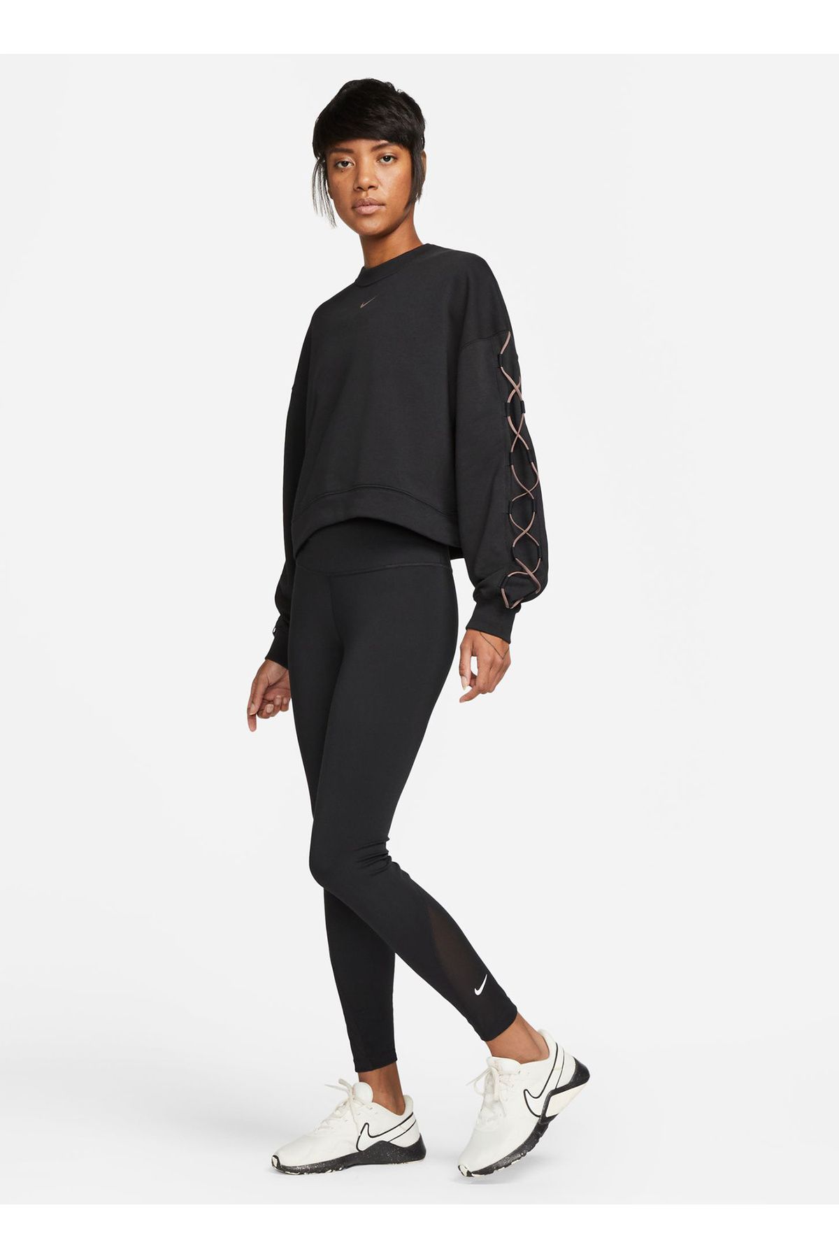 Nike beige 2025 leggings