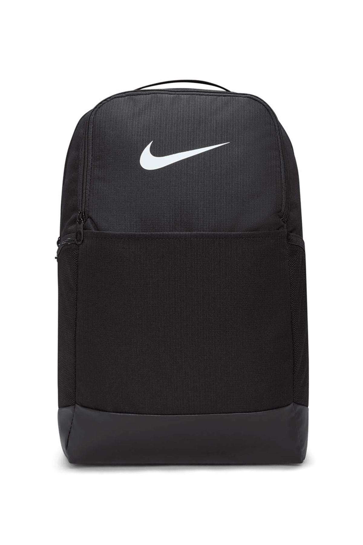 Plain black top nike rucksack
