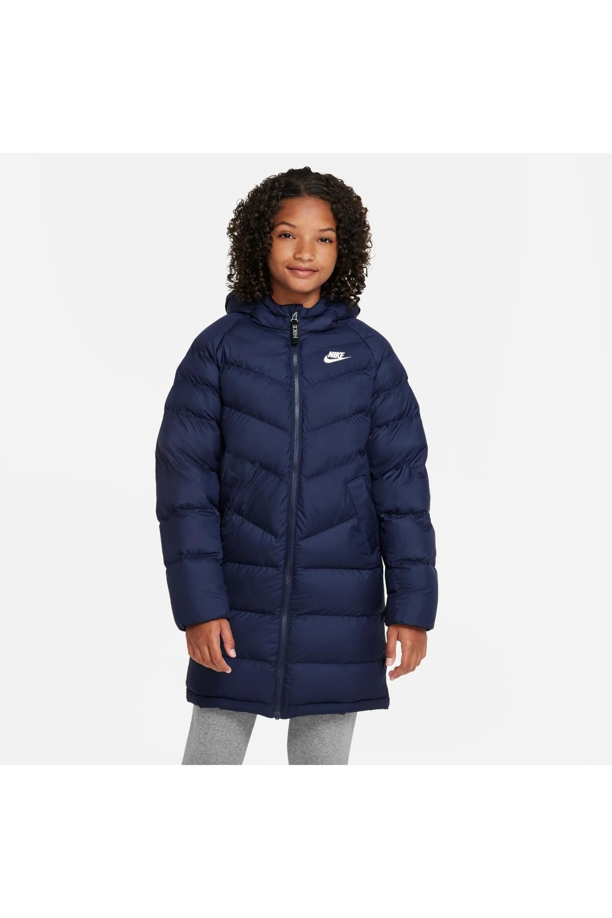 Nike Winter Jacket Dark blue Regular fit