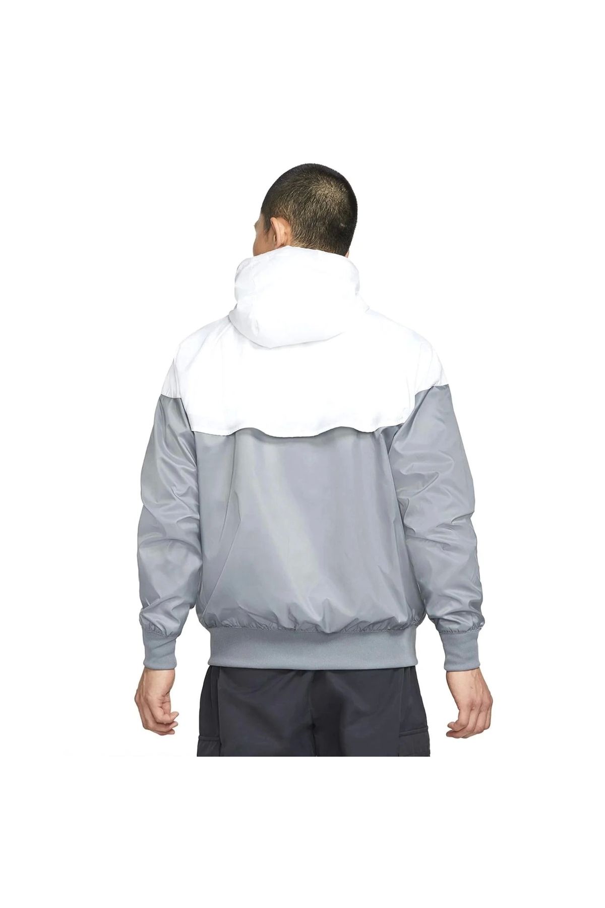 Nike white and gray windbreaker clearance