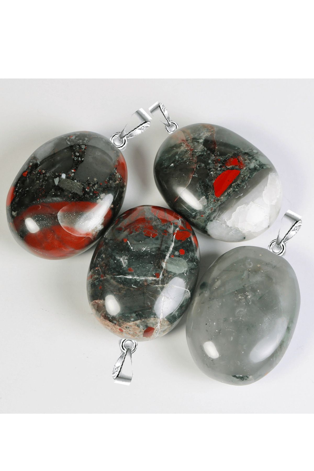Tesbih At lyesi Certified Timbil Model Real Blood Stone Necklace