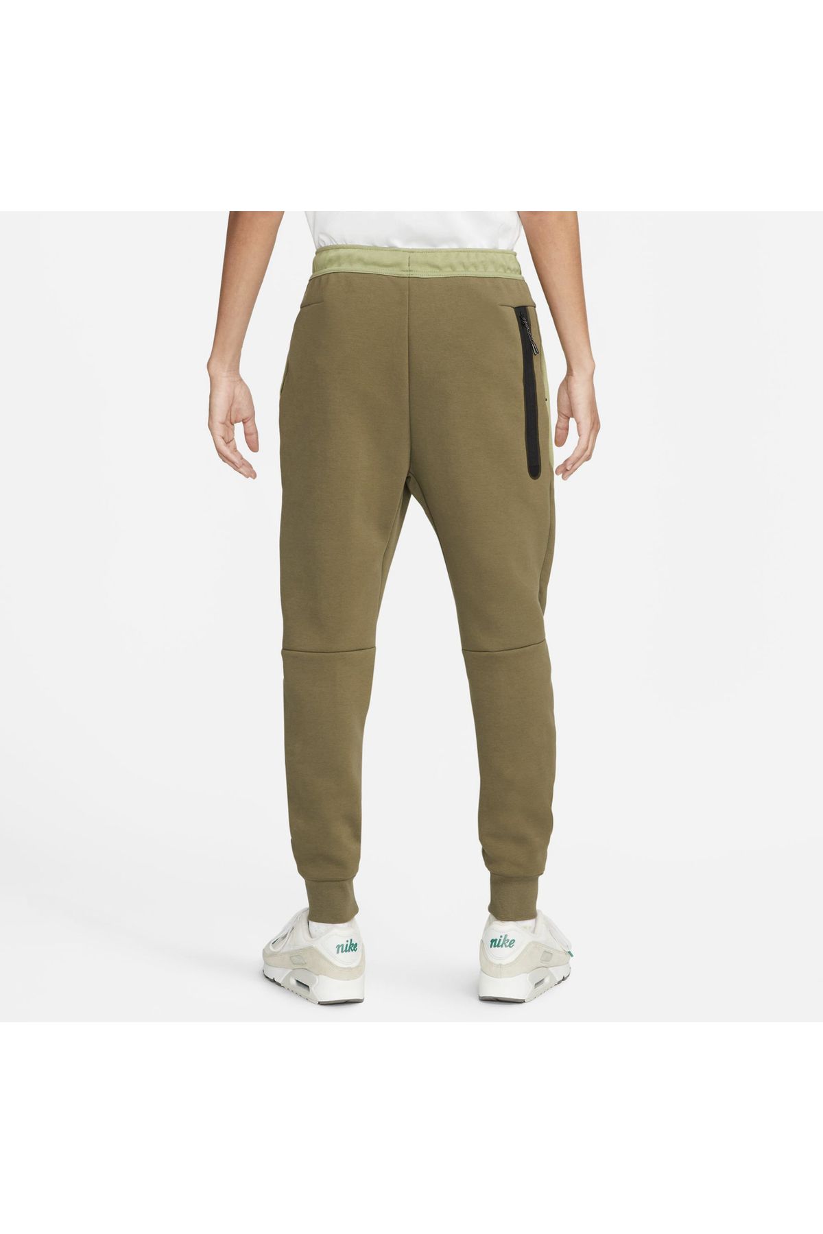 Nike fleece tracksuit green hot sale