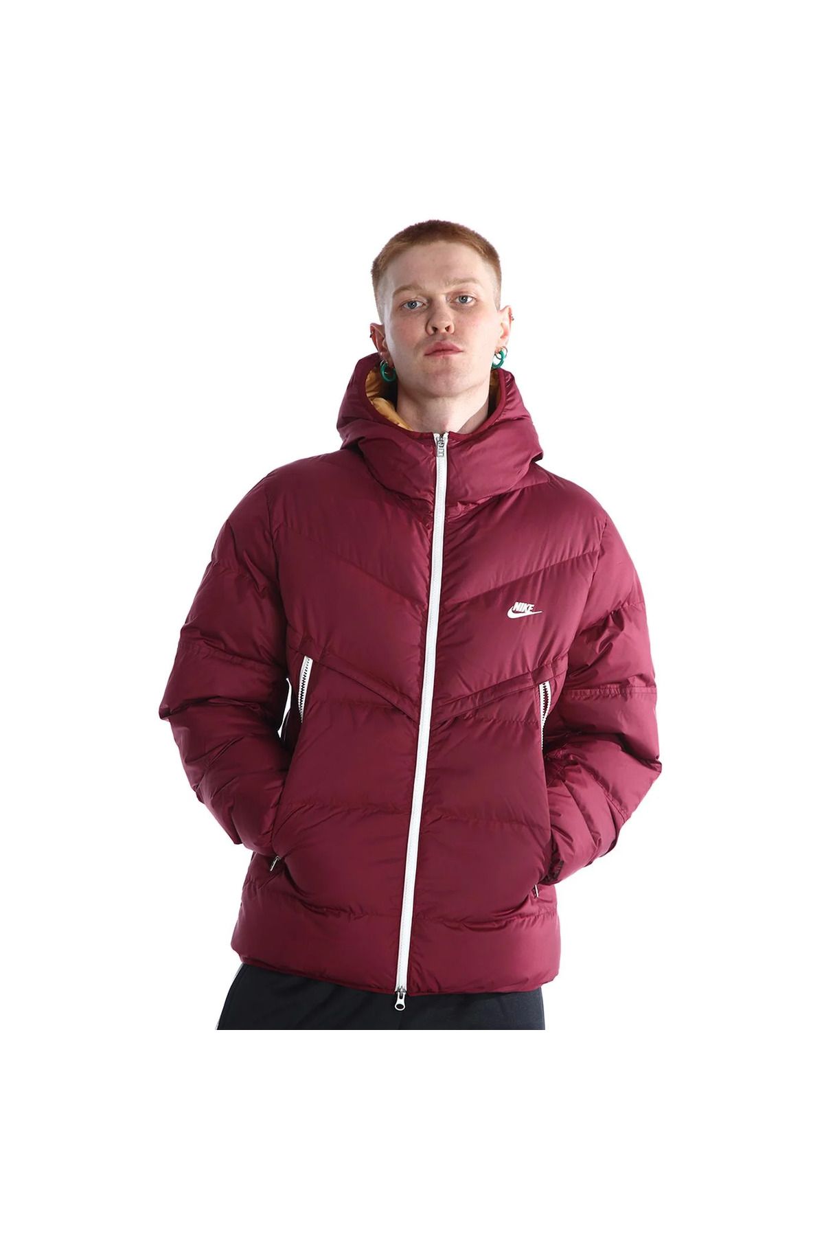 Burgundy nike jacket mens online