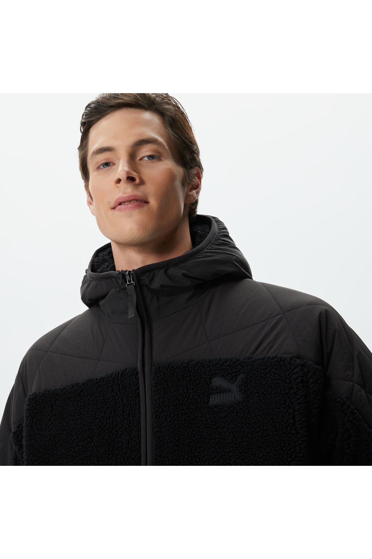 Puma Jacket Black Regular fit Trendyol