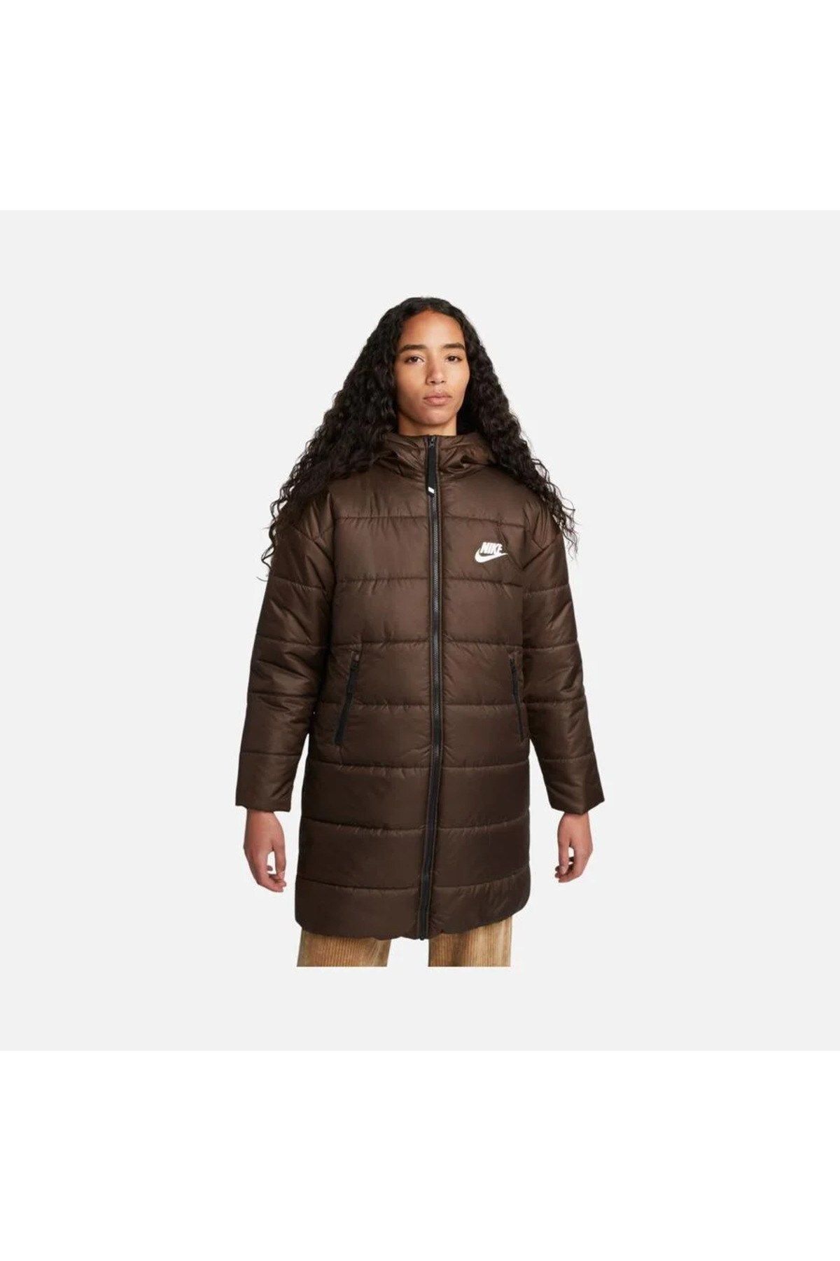 Nike Sports Coat Brown Regular fit Trendyol