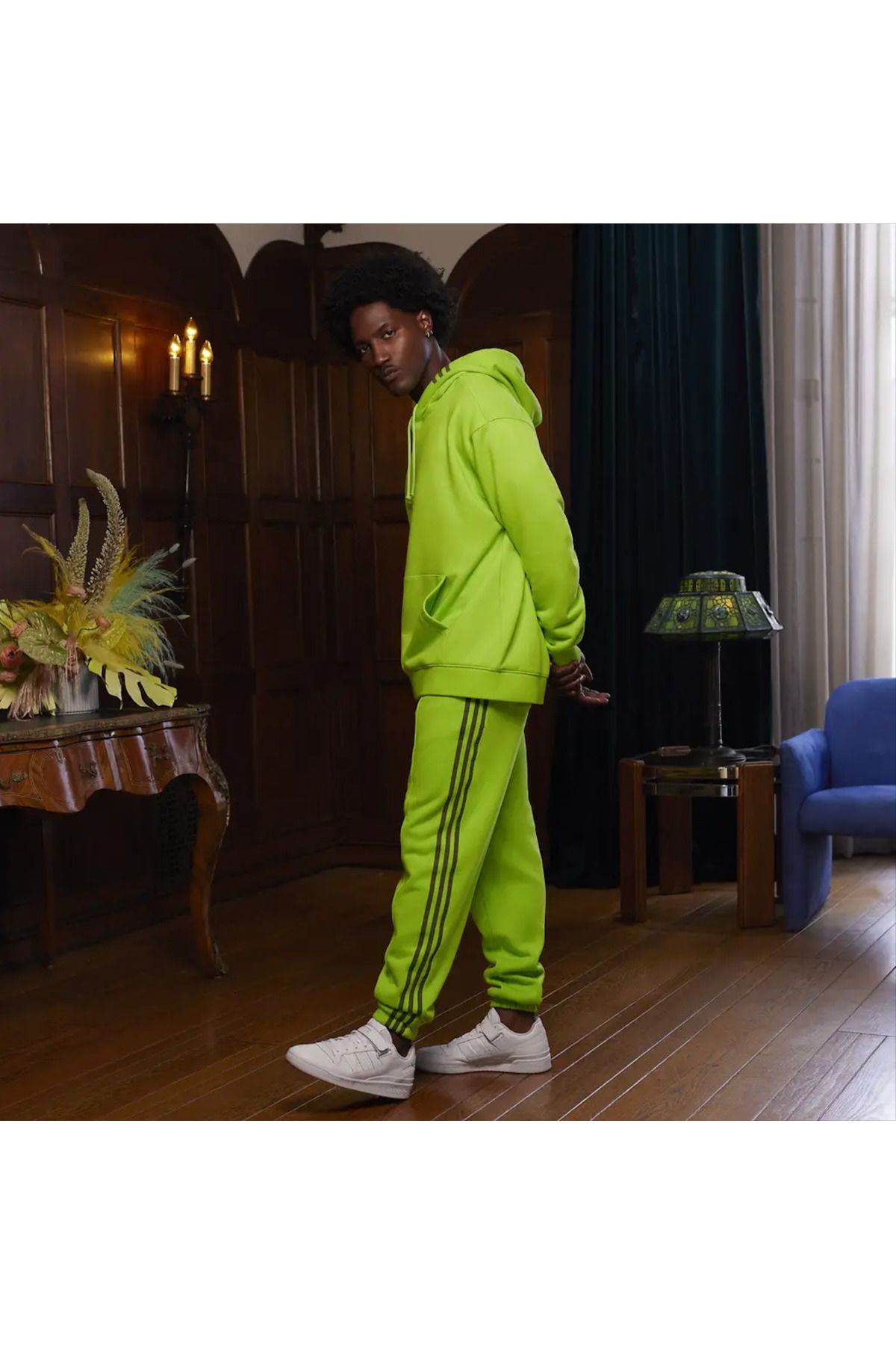 adidas Ivy Park Halls of Ivy French Terry Sweat Pants Green Unisex