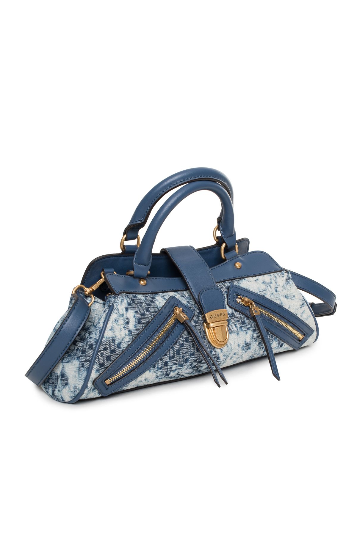Denim shop bag guess