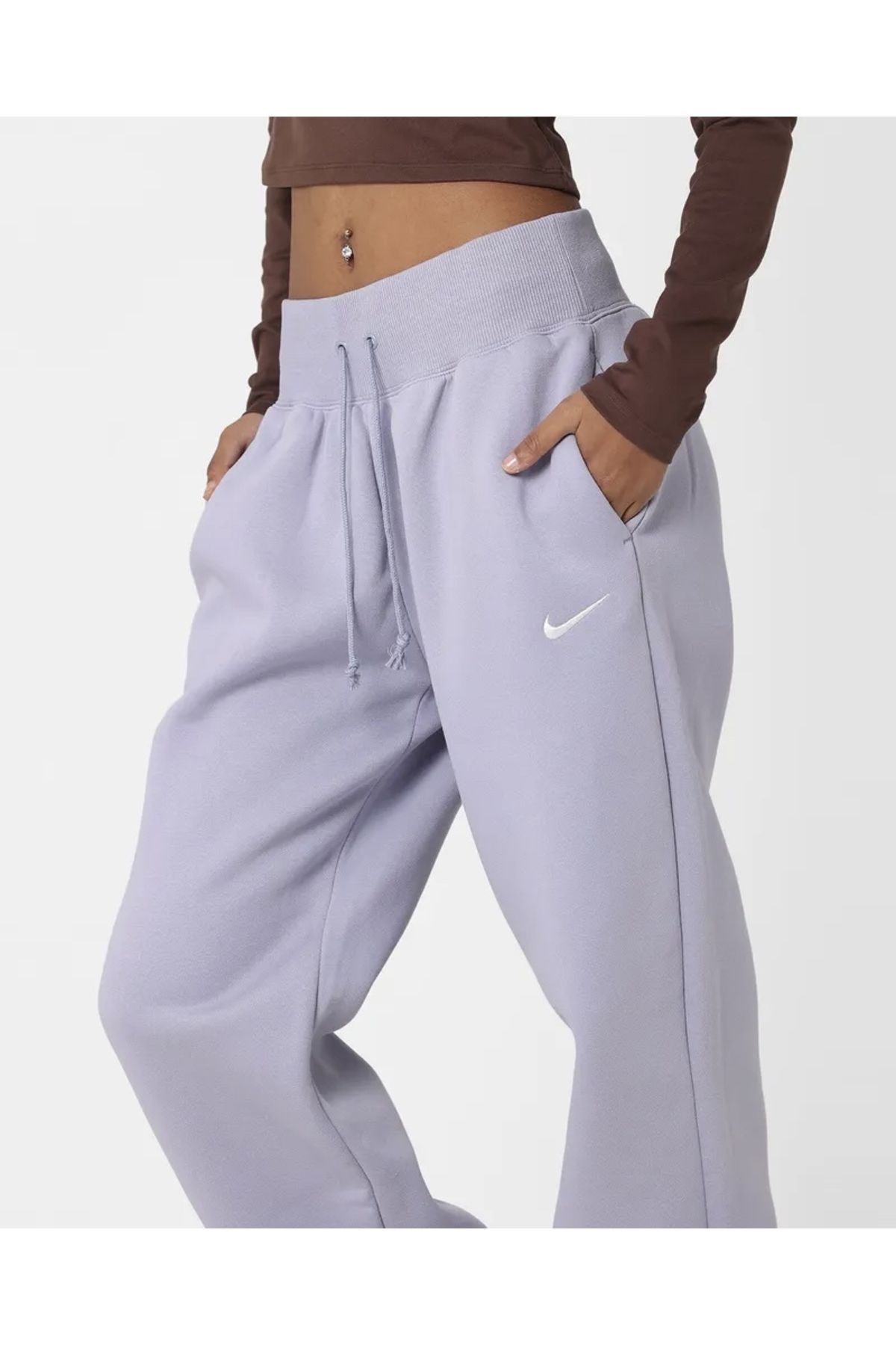 Nike Sportswear Phoenix Fleece High Waisted Loose Women's Sweatpants -  Trendyol