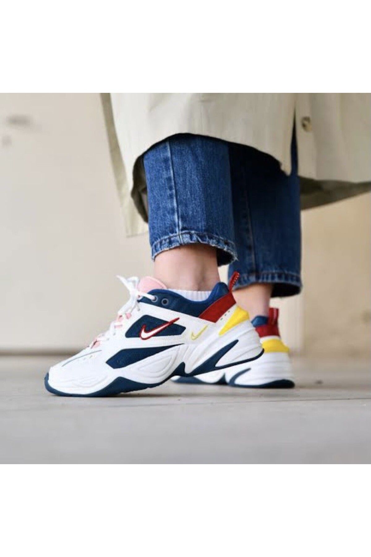 Nike tekno yellow on sale