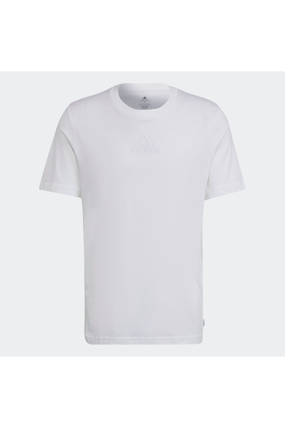 Adidas white tee shirt discount