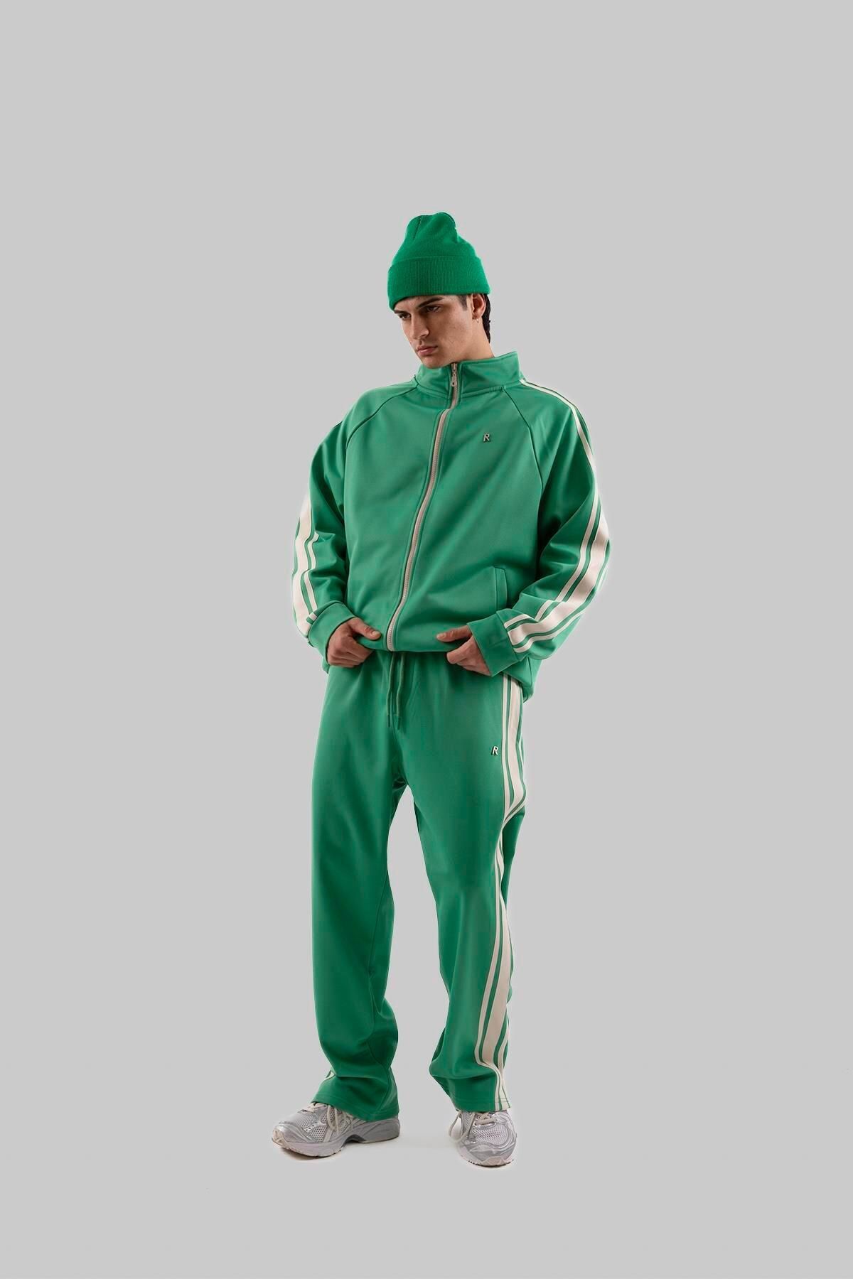 Green tracksuit men new arrivals