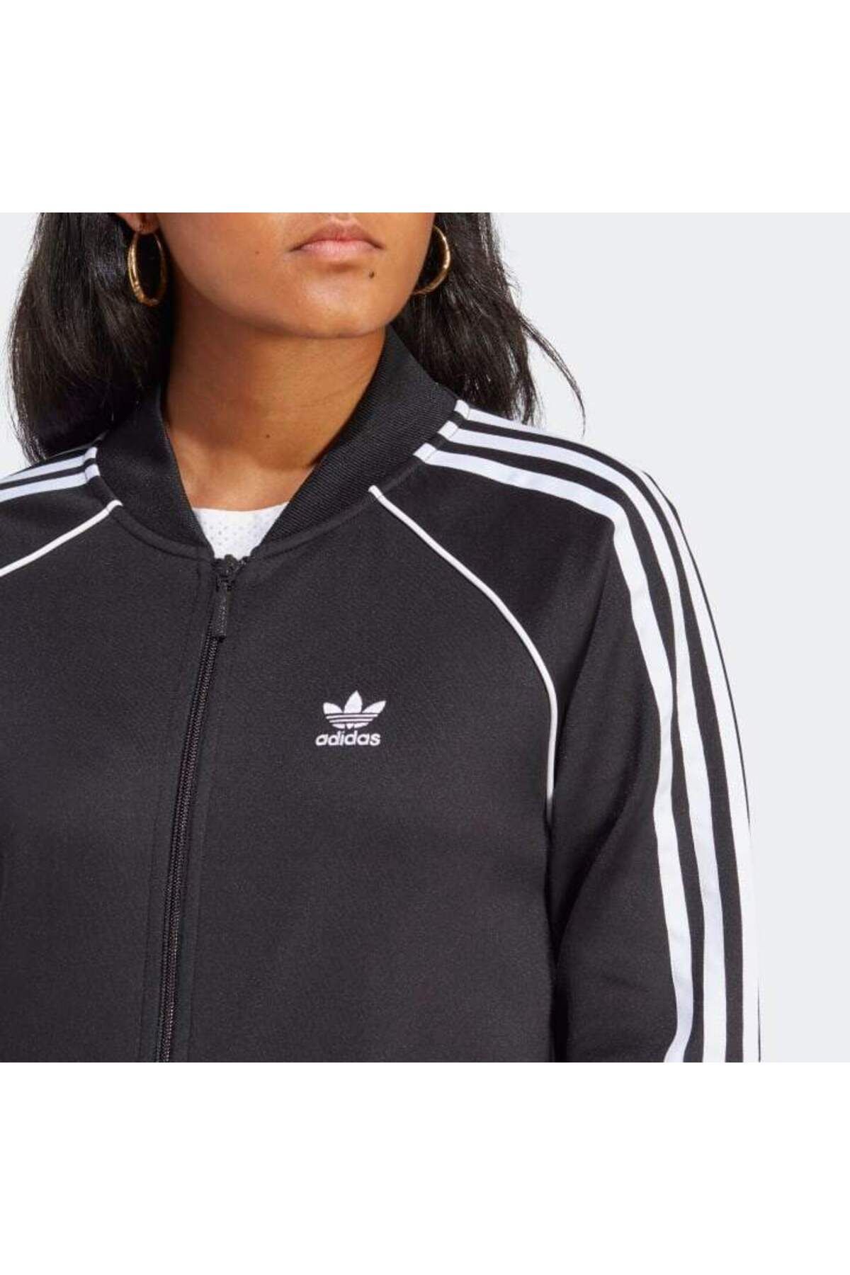 Black adidas track jacket women's new arrivals