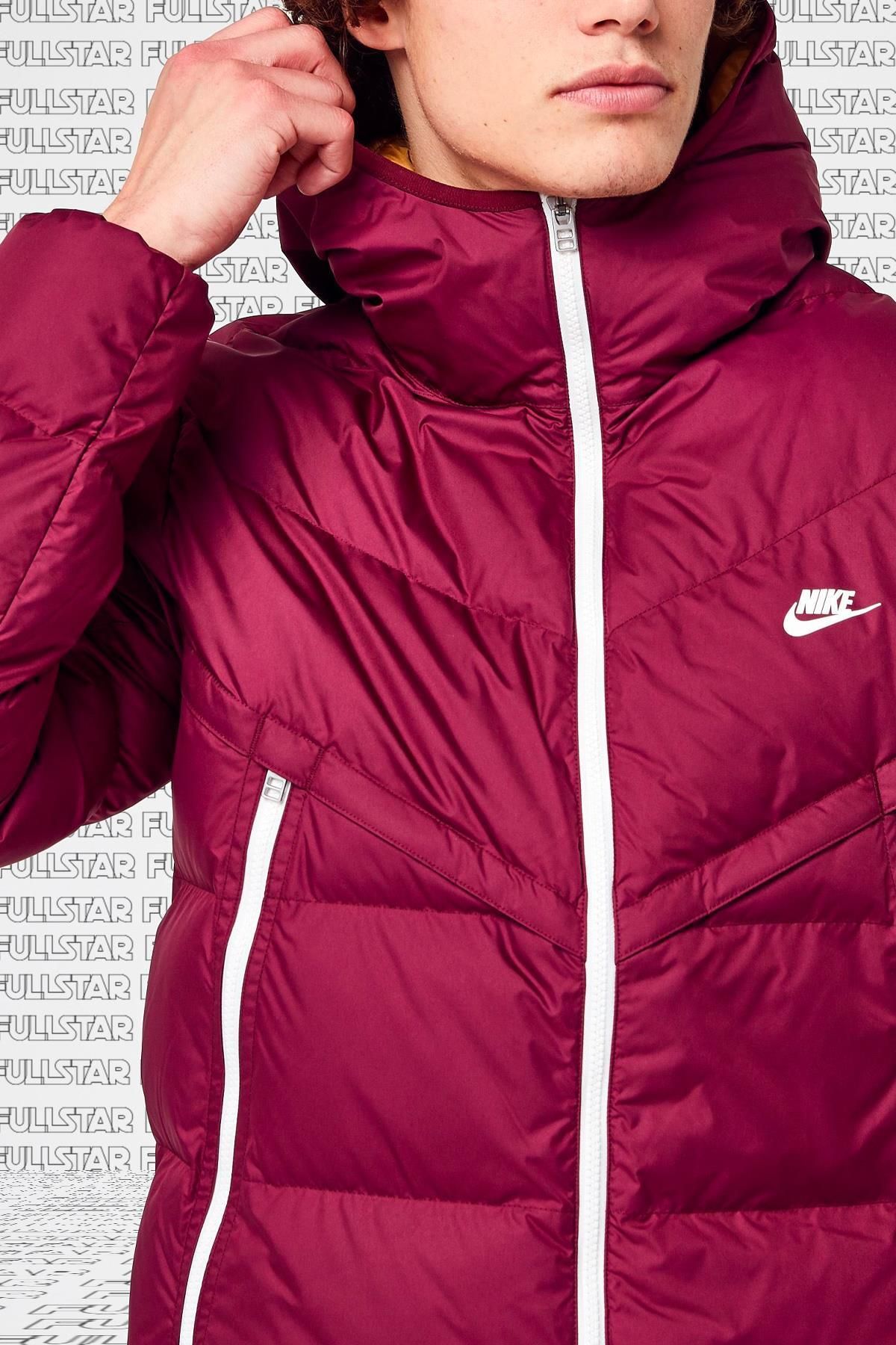 Nike Primaloft Storm Fit Full Zip Jacket Men s Coat Claret Red