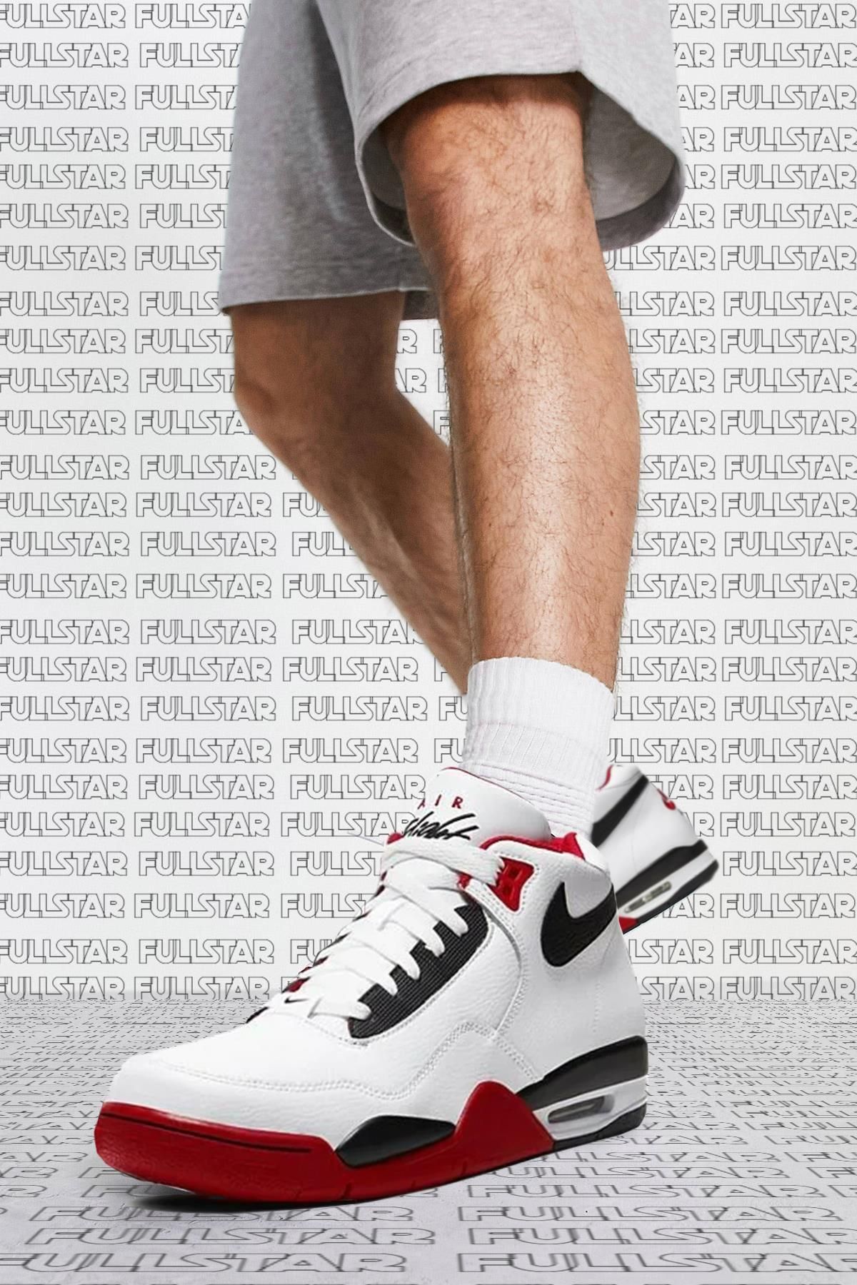 Nike Air Flight Legacy Mens Leather Sneaker High Top Genuine