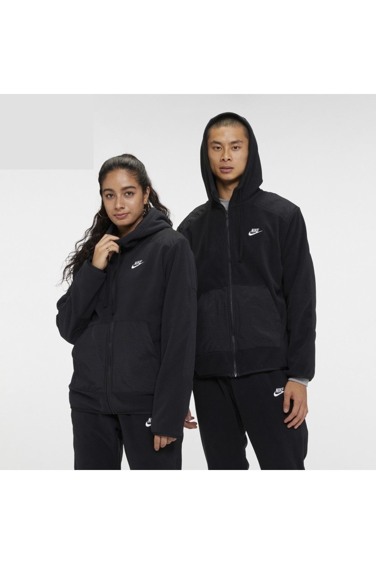 Black nike discount zip jacket