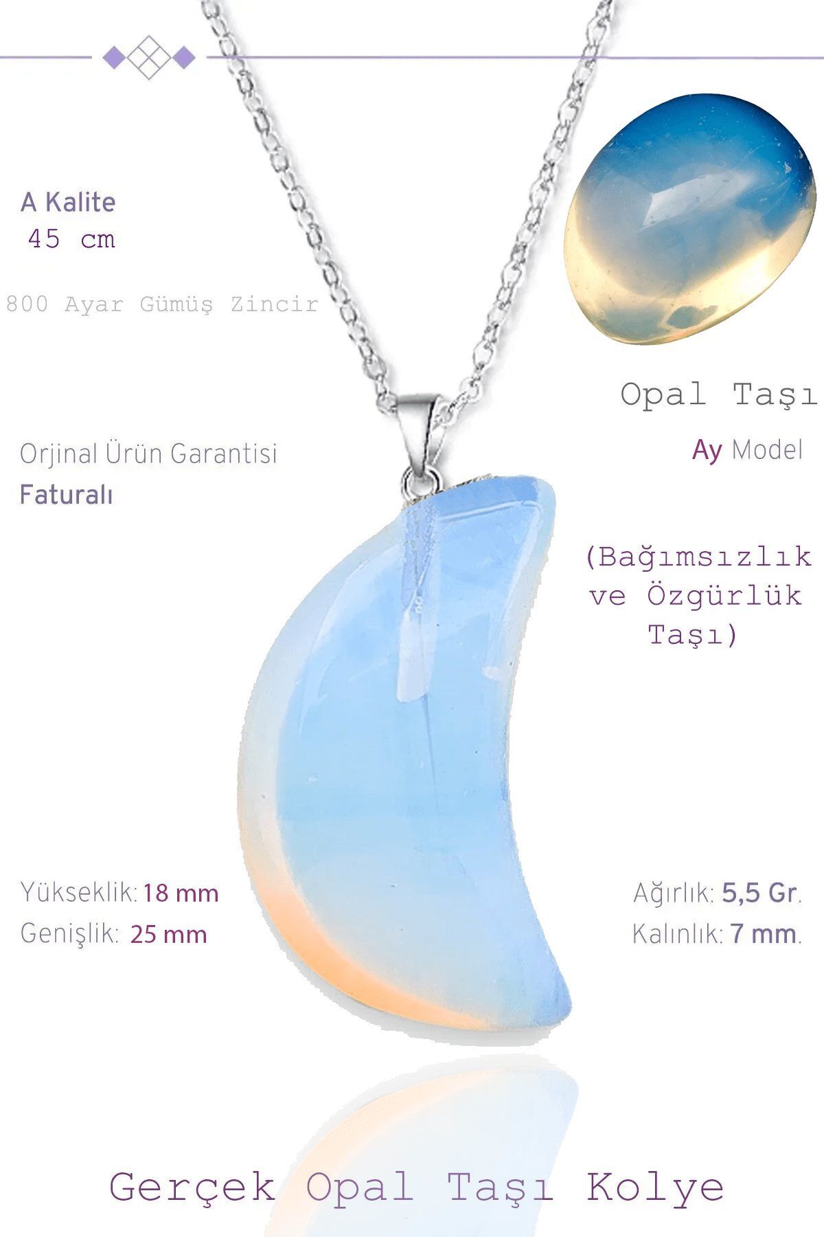 Real opal on sale stone necklace