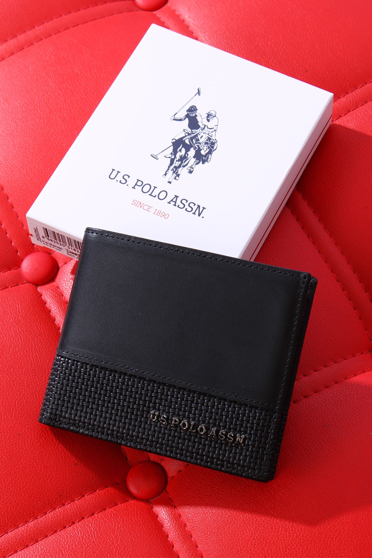 Polo genuine online leather wallet