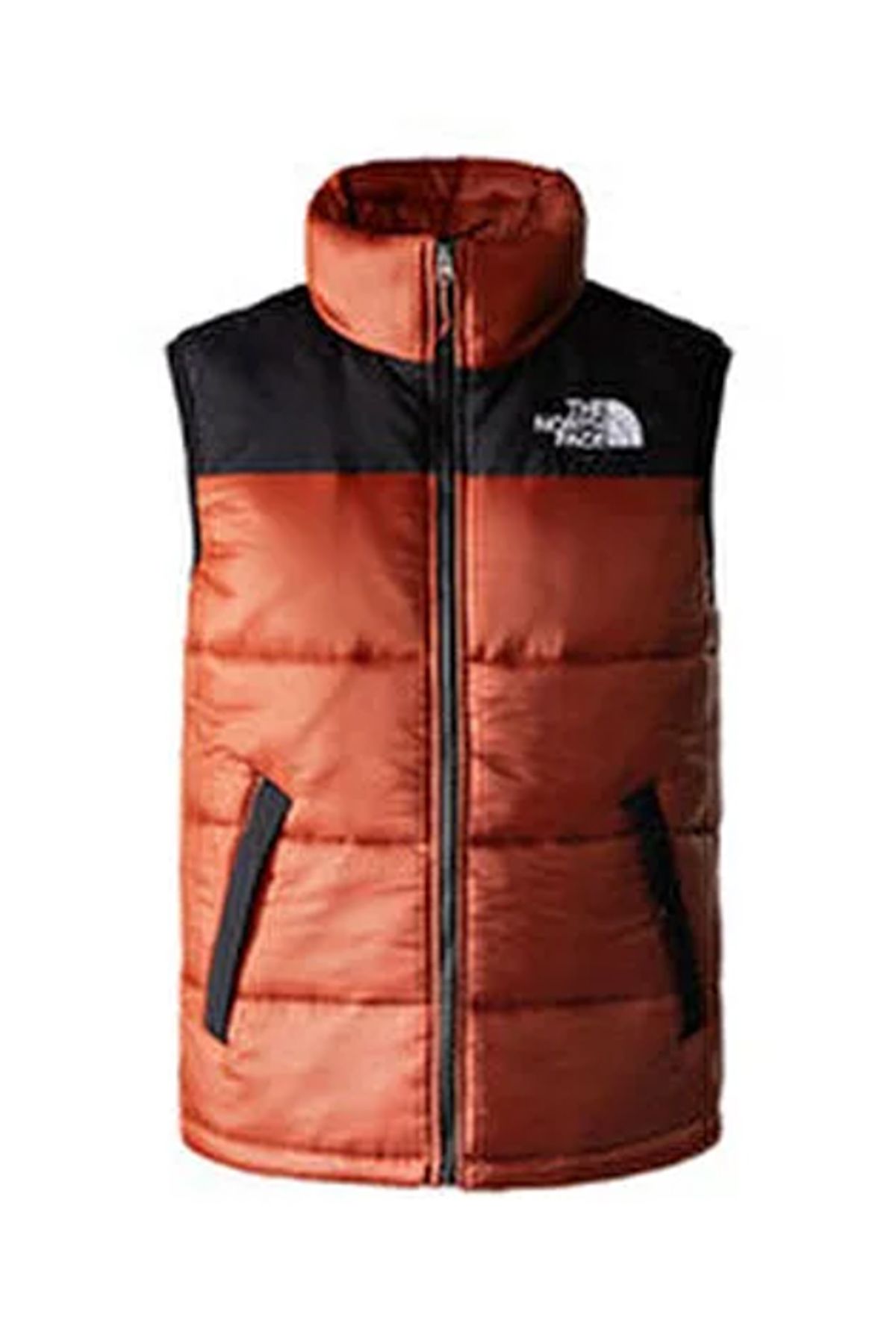 North face on sale orange vest