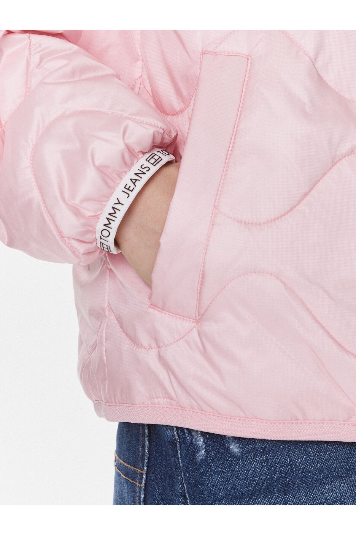 Tommy Hilfiger Winter Jacket Pink Regular fit Trendyol