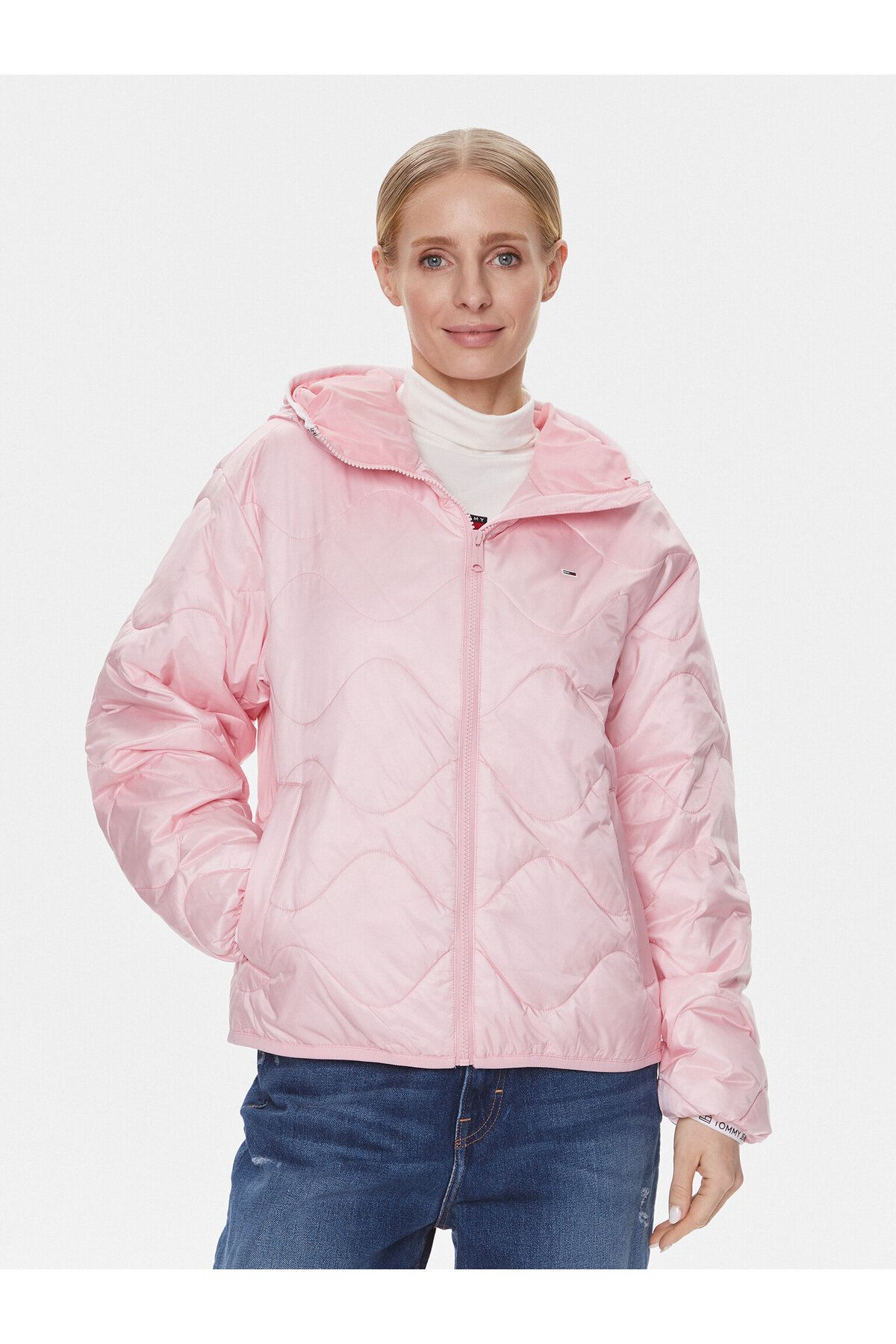 Tommy hilfiger sales jacket womens pink