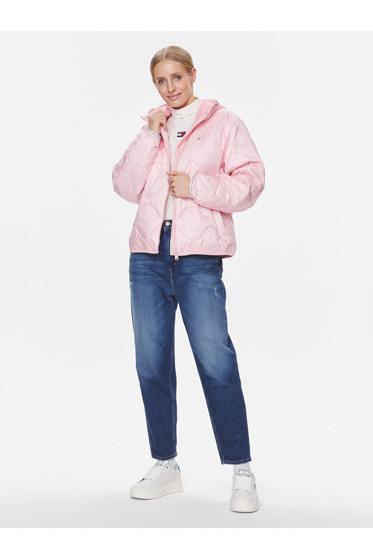 Tommy hilfiger pink top jacket