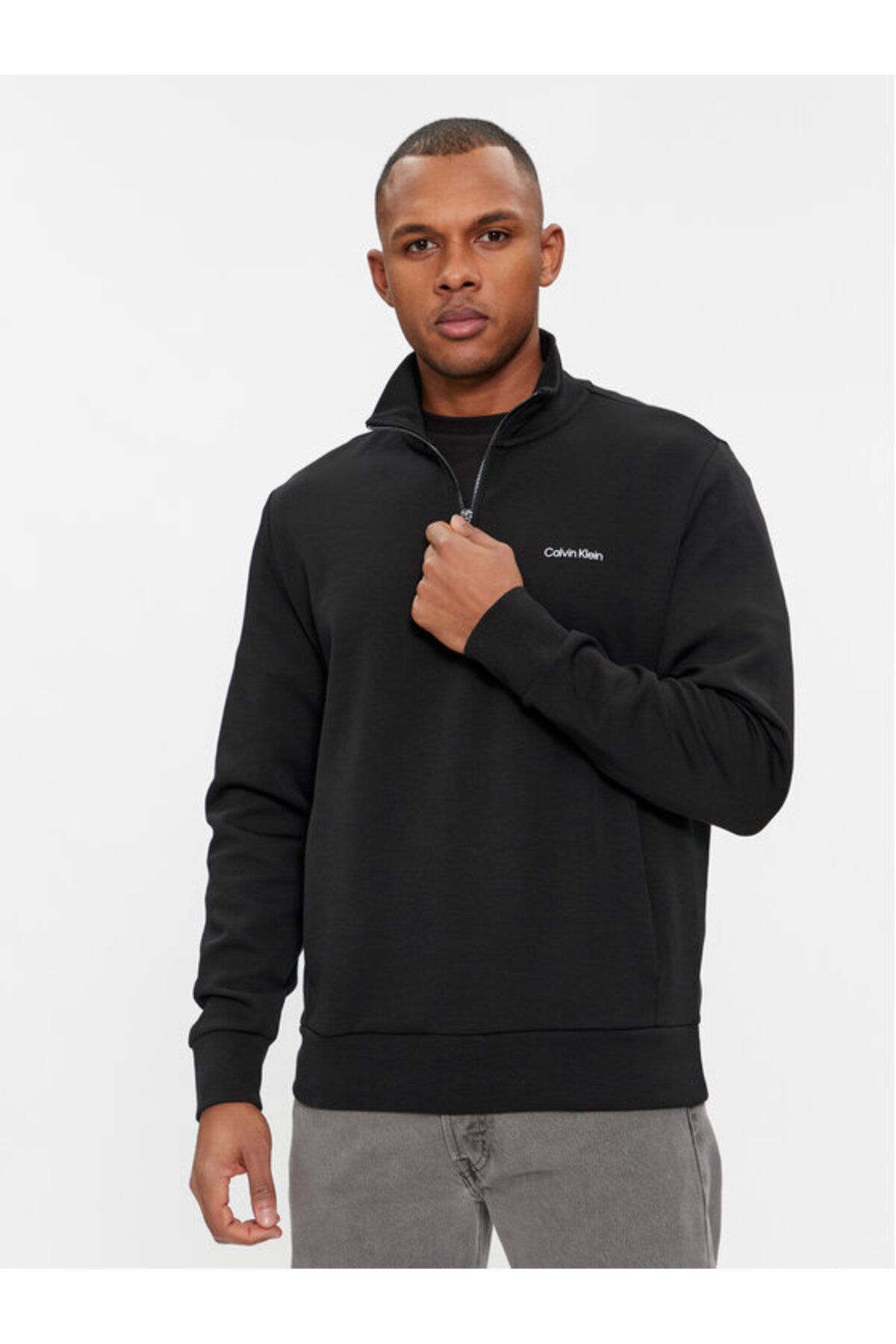 Calvin klein deals sweater jacket