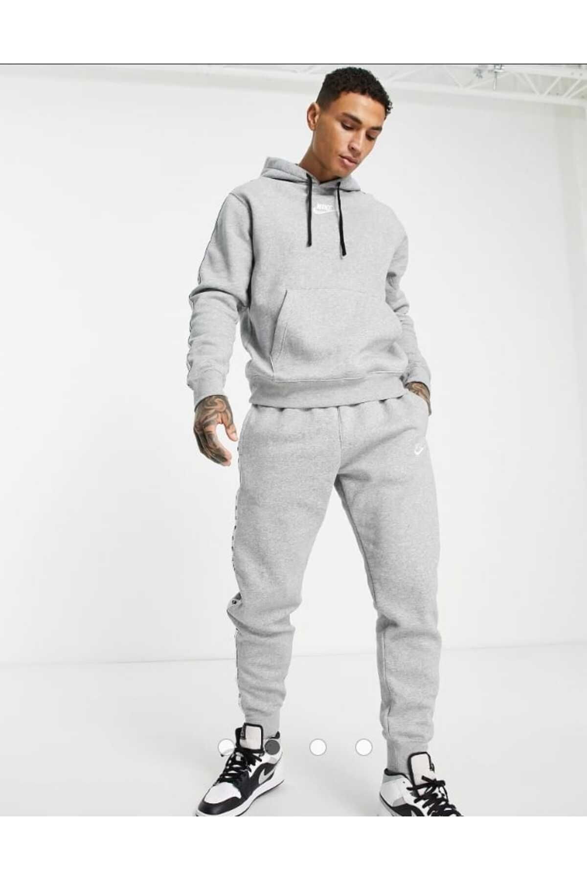 Gray nike sweatsuit sales