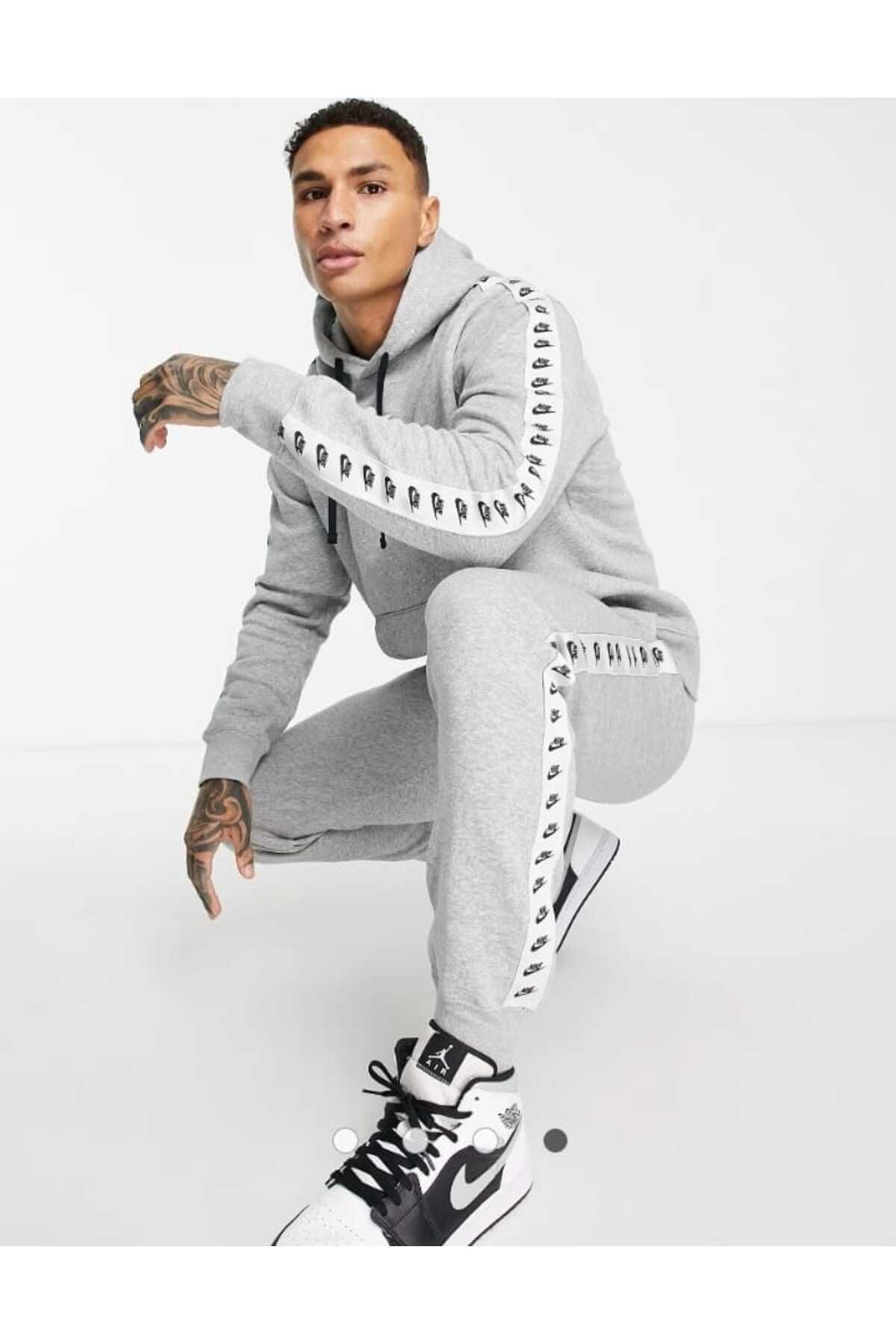 Nike Sweatsuit set Gray Trendyol