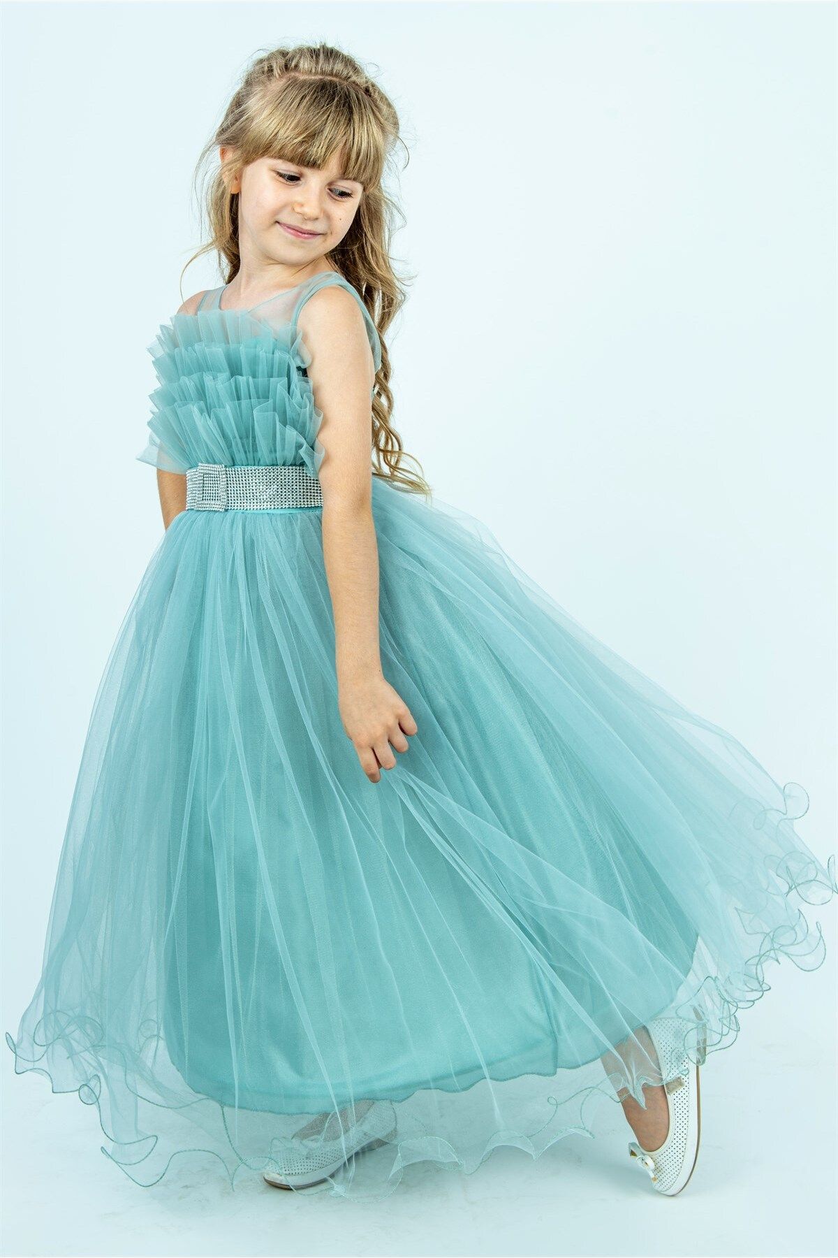 Green party dress online