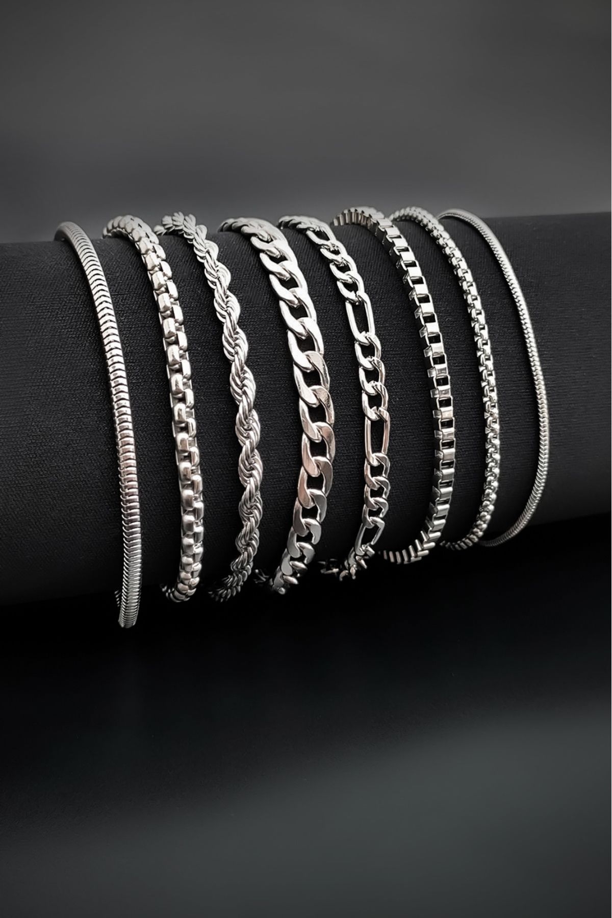 Black chain shop bracelet
