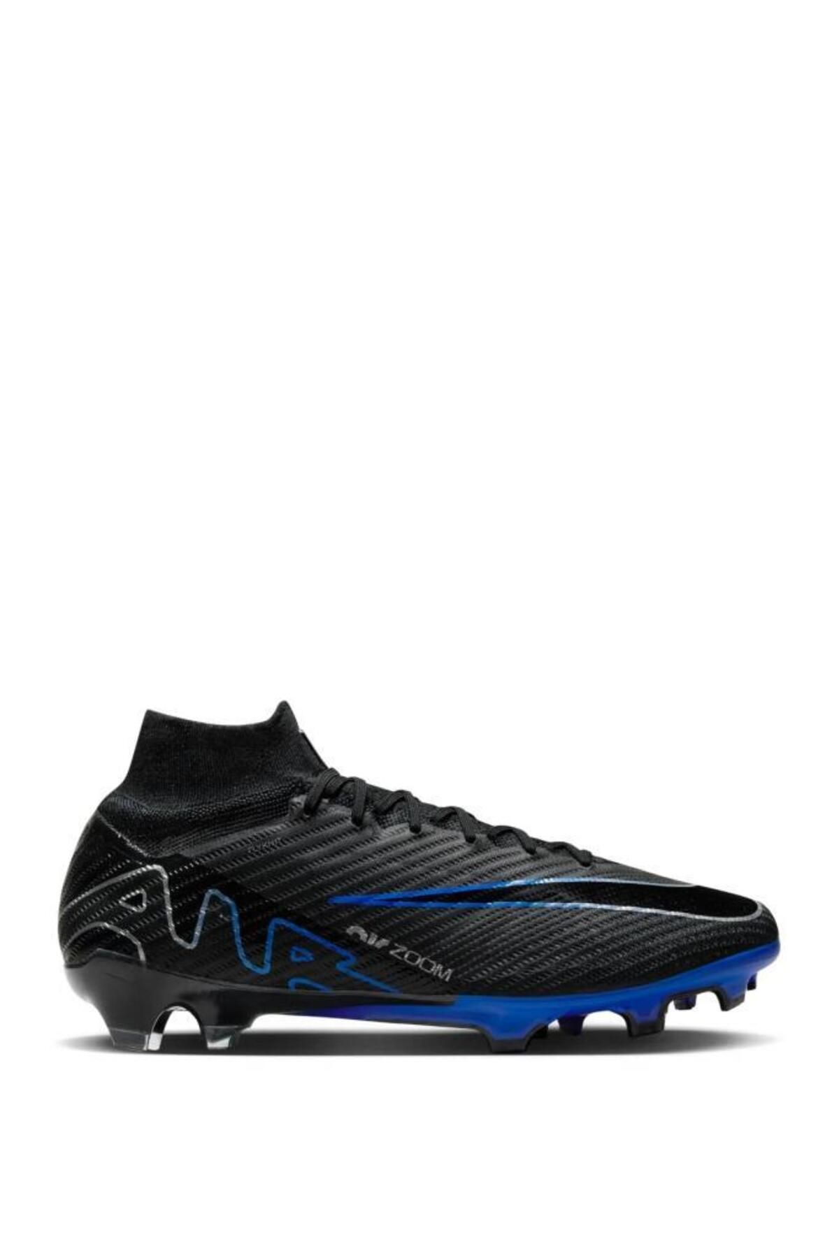 Black and sale blue football cleats