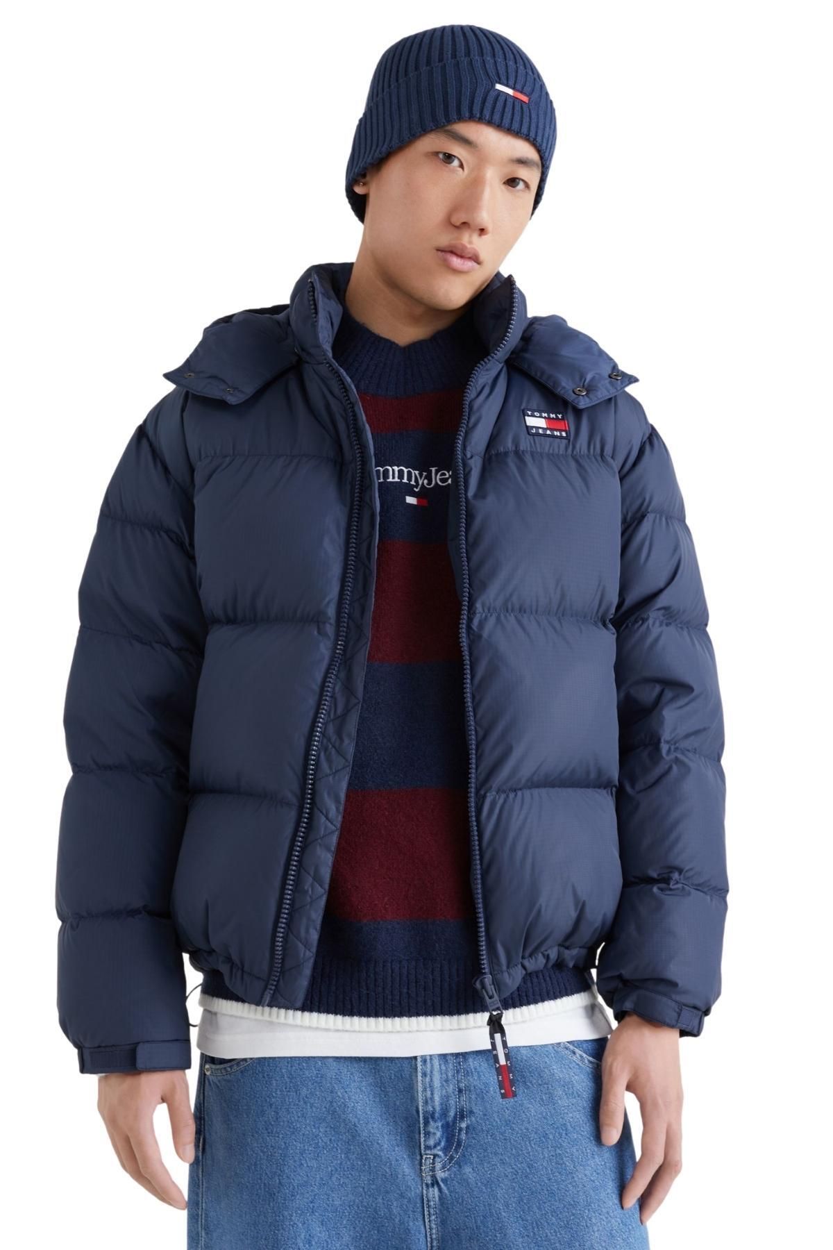Tommy Hilfiger Winter Jacket Dark blue Puffer Trendyol
