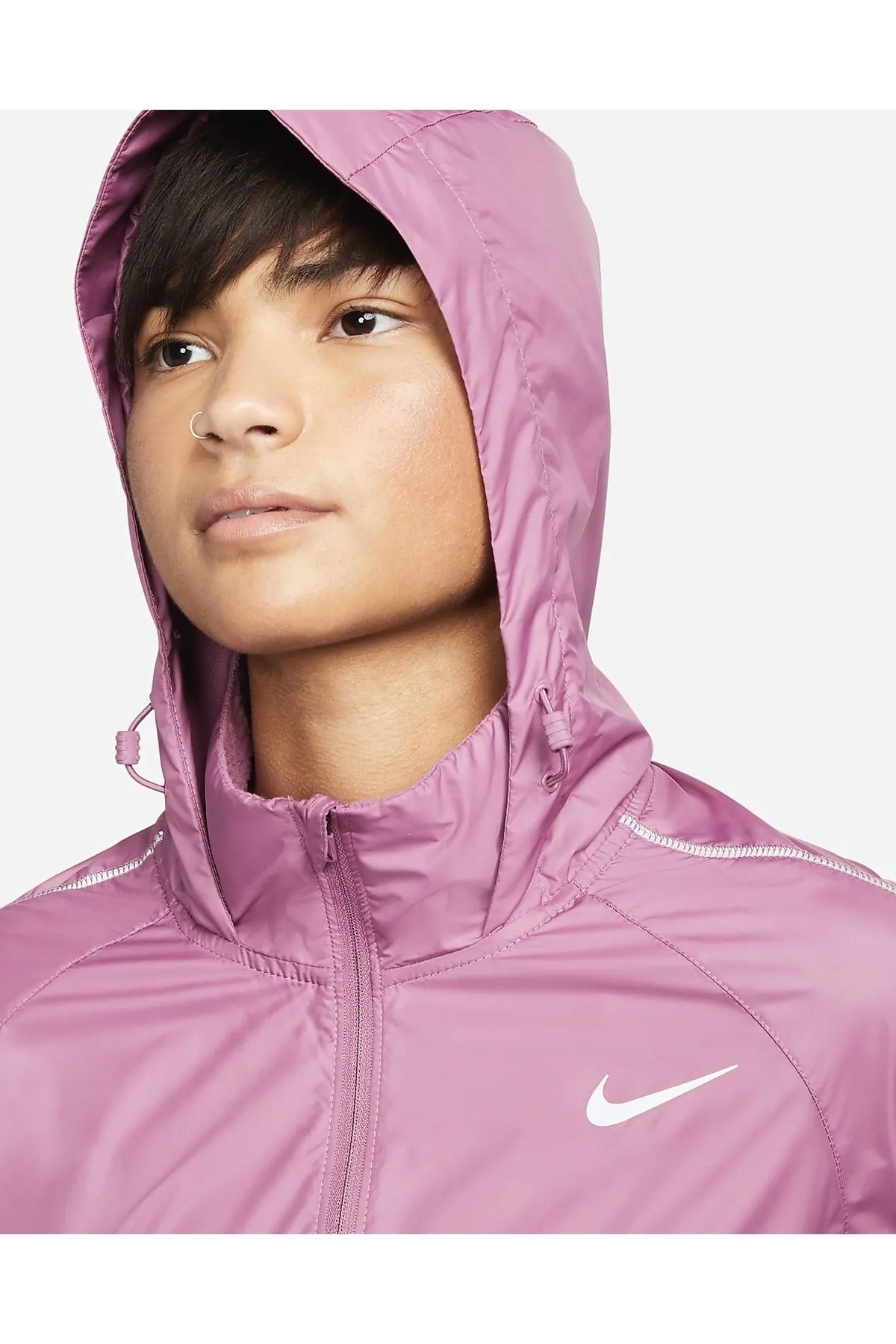 Nike women's full zip running jacket discount